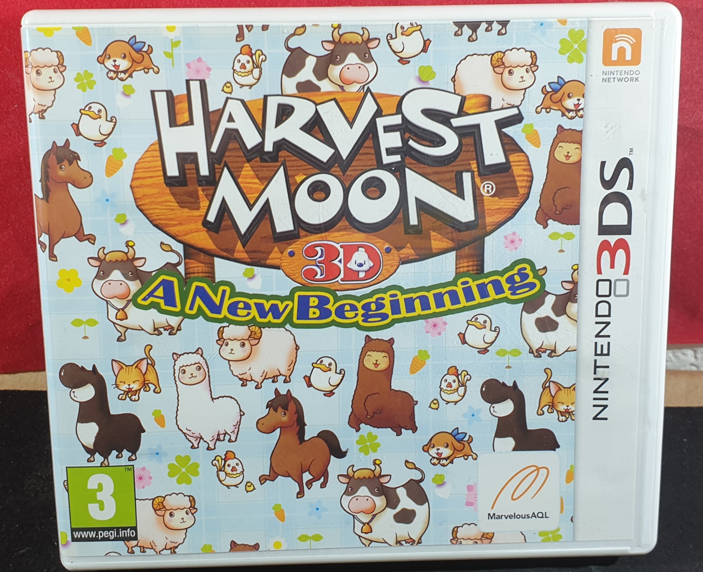 Harvest Moon 3D a New Beginning Nintendo 3DS Empty Case Only
