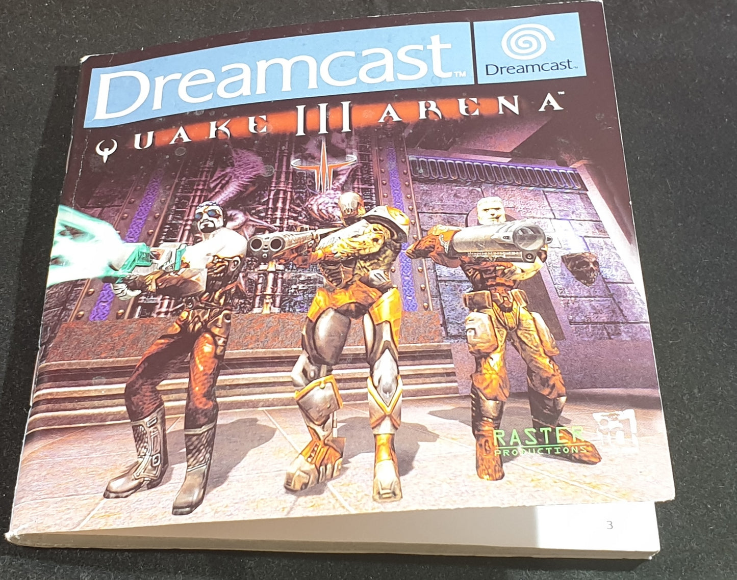 Quake III Arena Sega Dreamcast Spare Manual Only