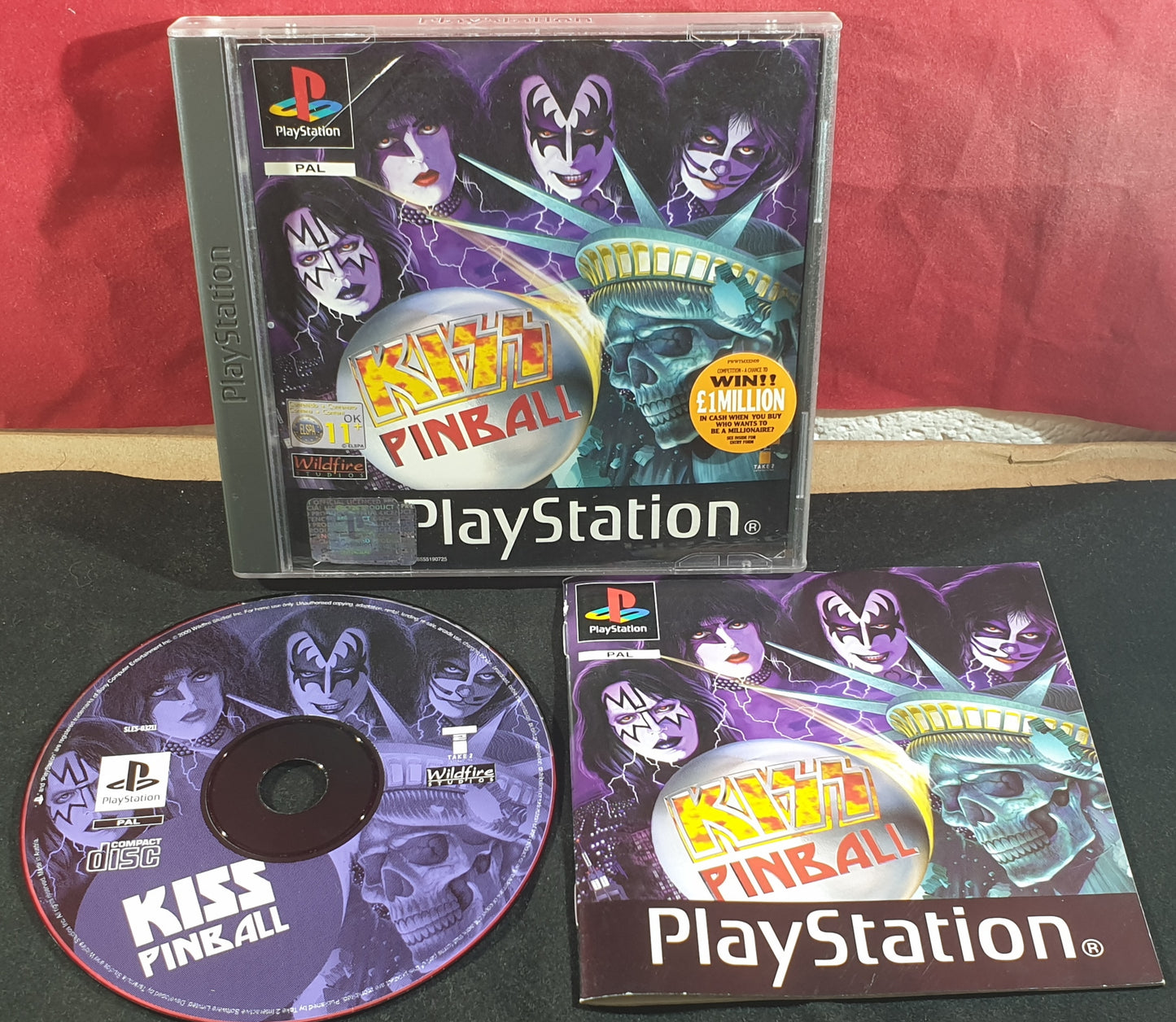 Kiss Pinball Sony Playstation 1 (PS1) Game