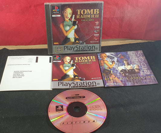 Tomb Raider II Platinum Sony Playstation 1 (PS1) Game