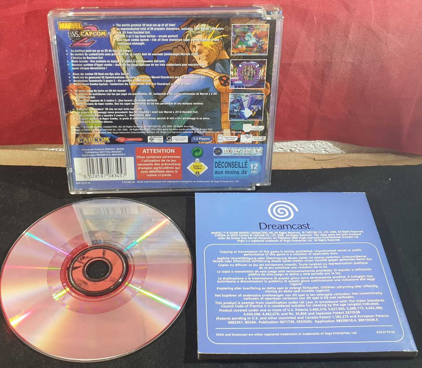 Marvel Vs Capcom 2 (Sega Dreamcast) game