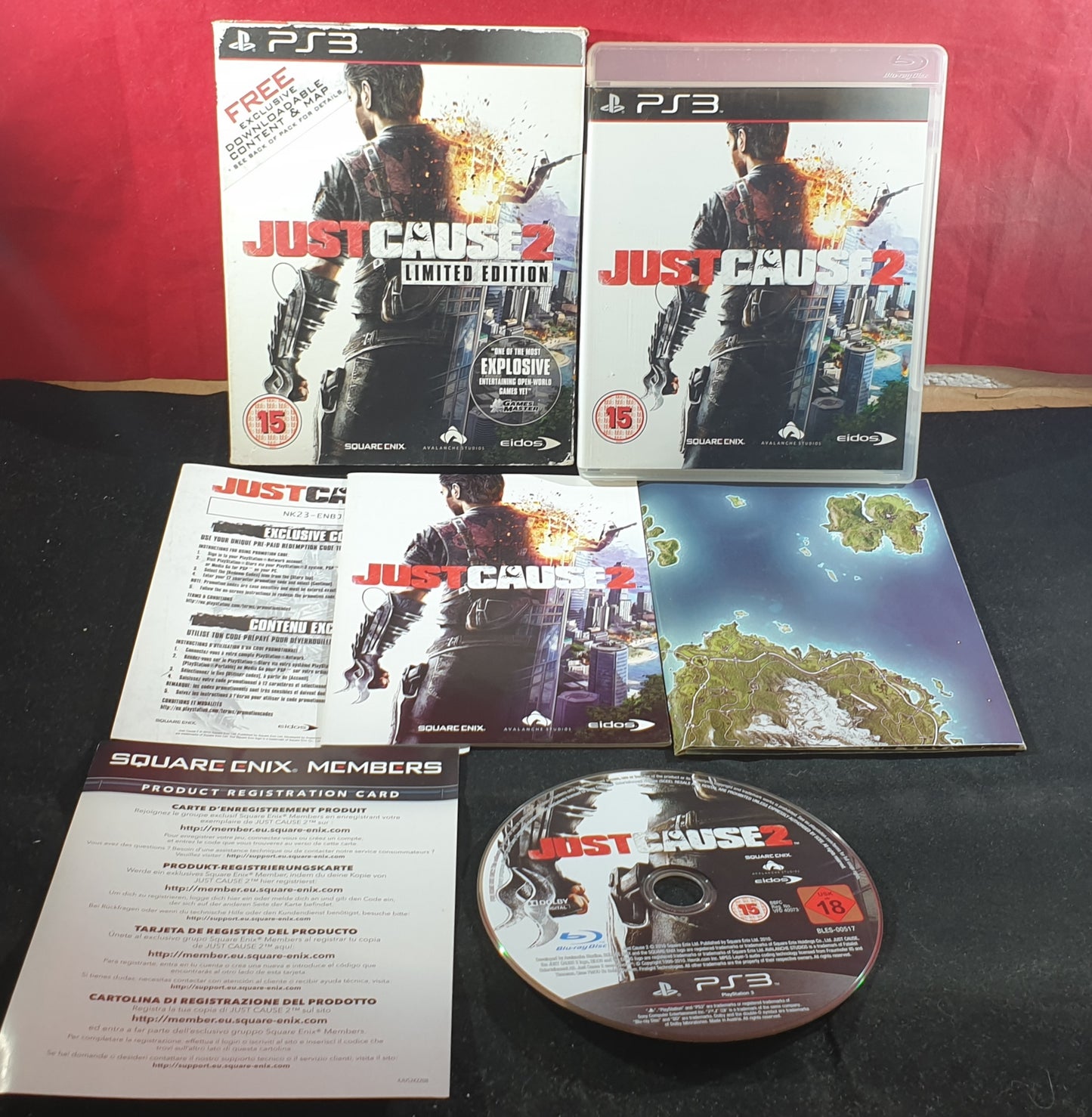 Just Cause 2 Limited Edition with Map Sony Playstation 3 (PS3) Game