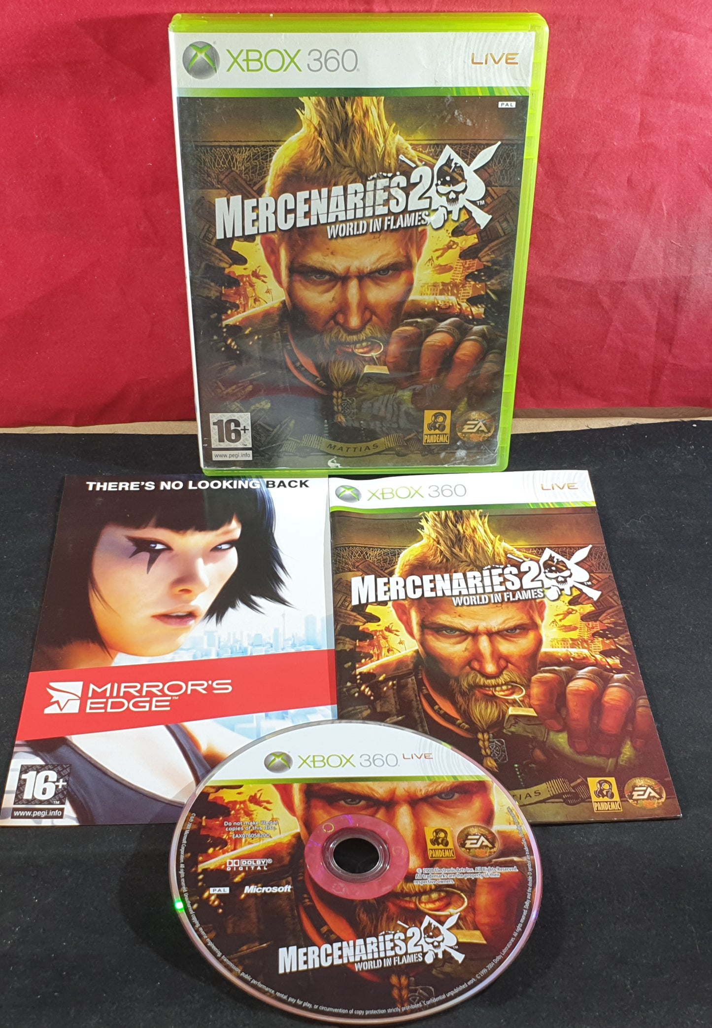 Mercenaries 2 World in Flames Microsoft Xbox 360 Game