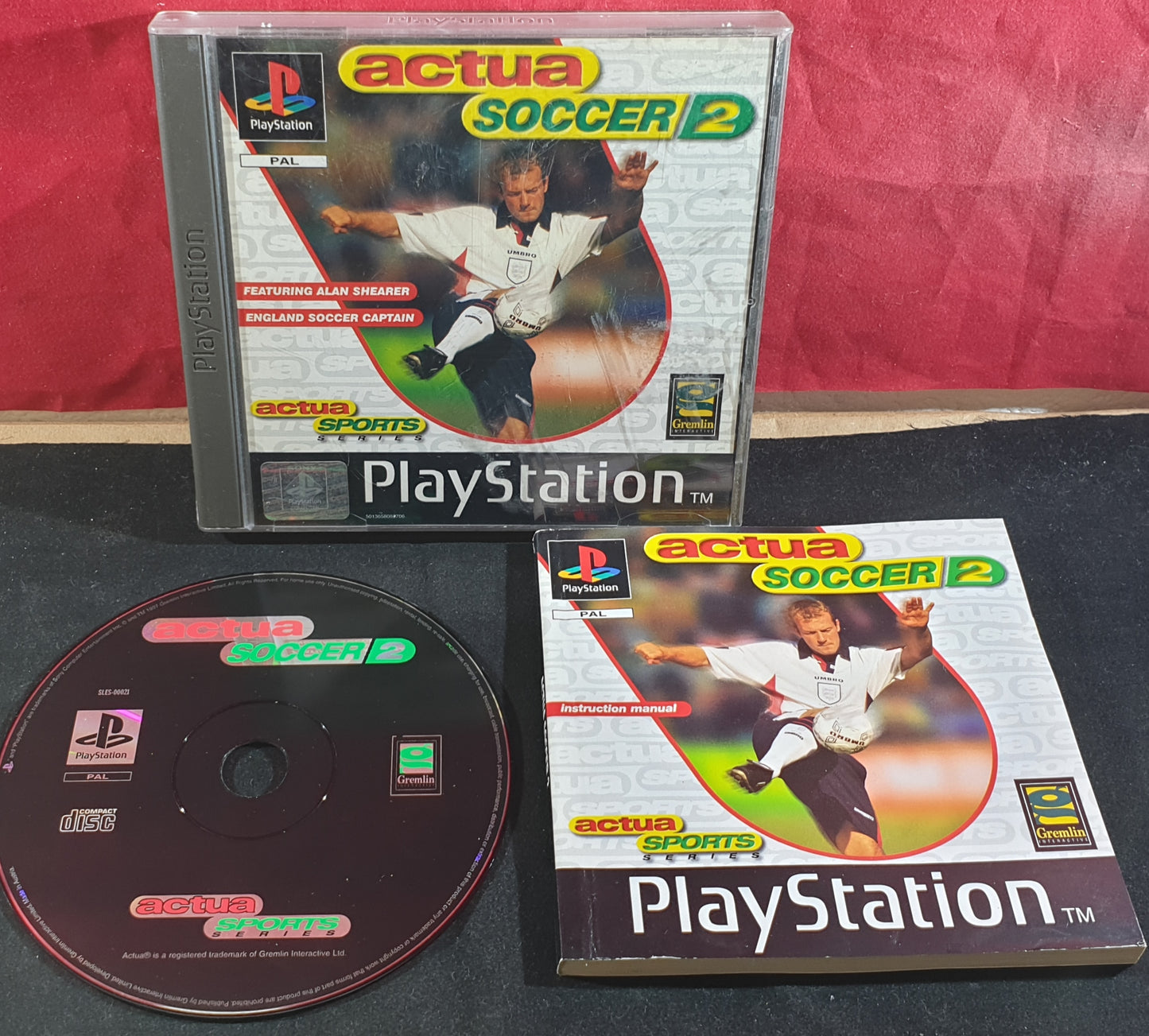 Actua Soccer 2 Sony Playstation 1 (PS1) Game