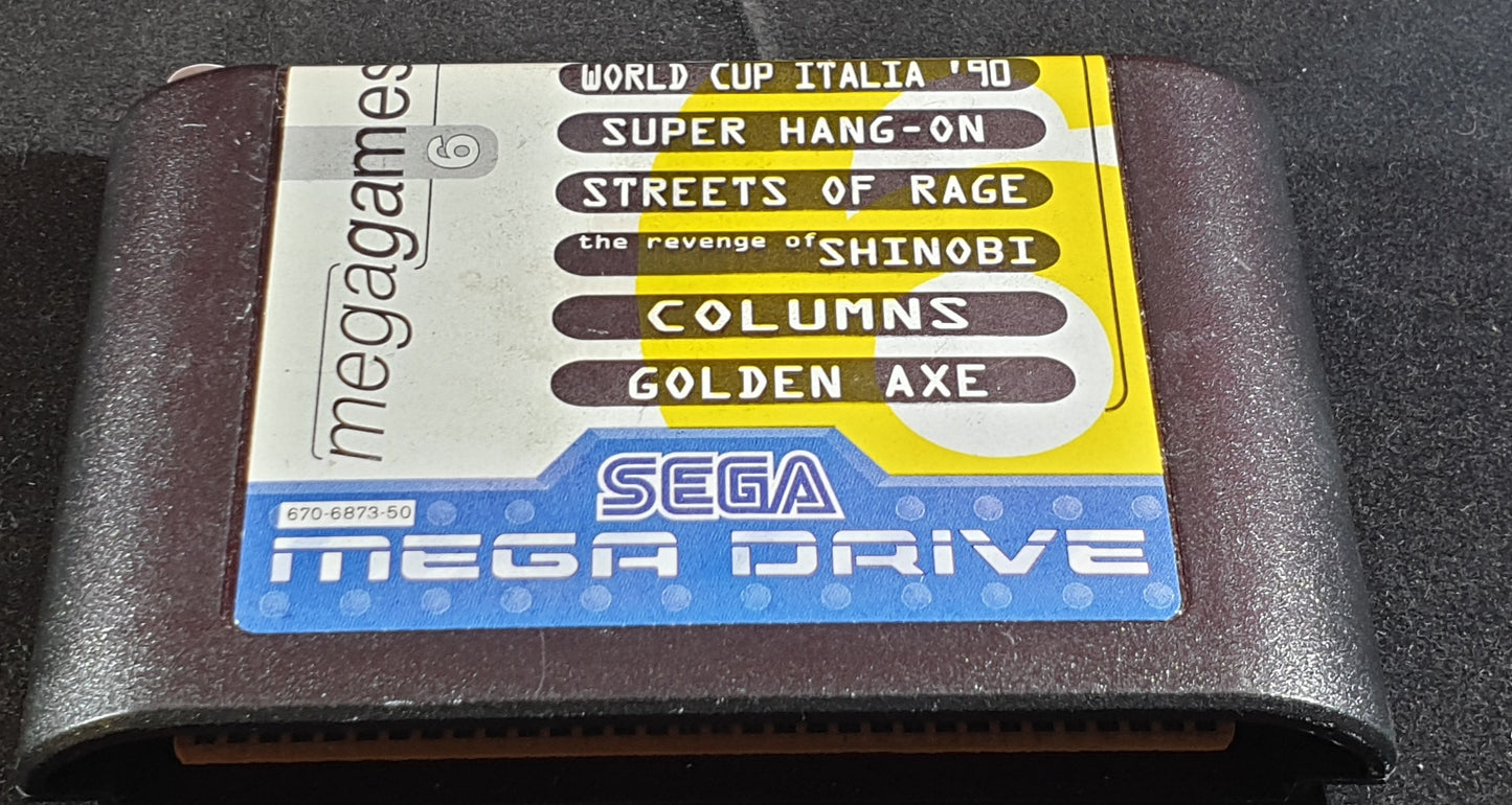 Mega Games 6 Cartridge Only Sega Mega Drive Game