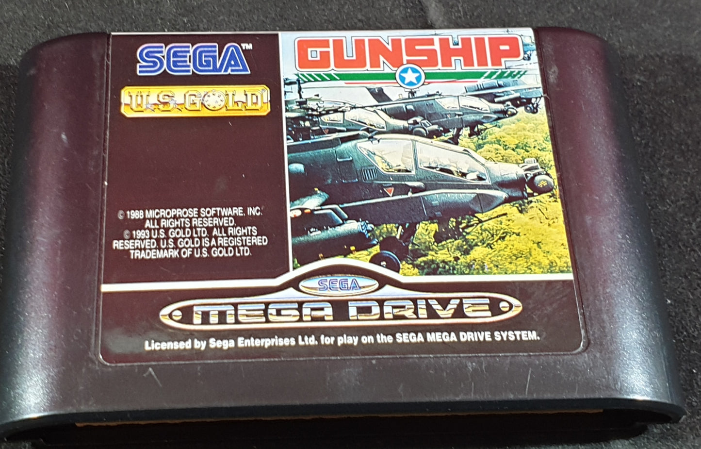 Gunship Cartridge Only Sega Mega Drive Game