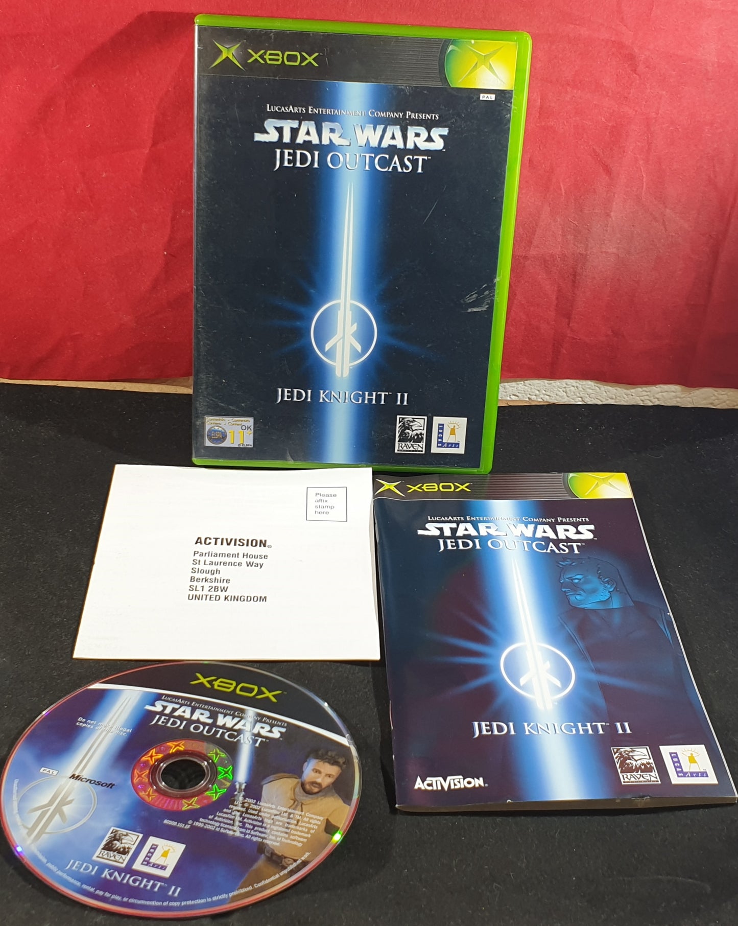 Star Wars Jedi Knight II Jedi Outcast Microsoft Xbox Game