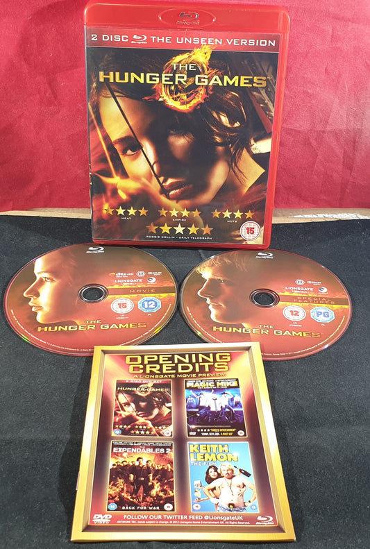 The Hunger Games Blu Ray DVD