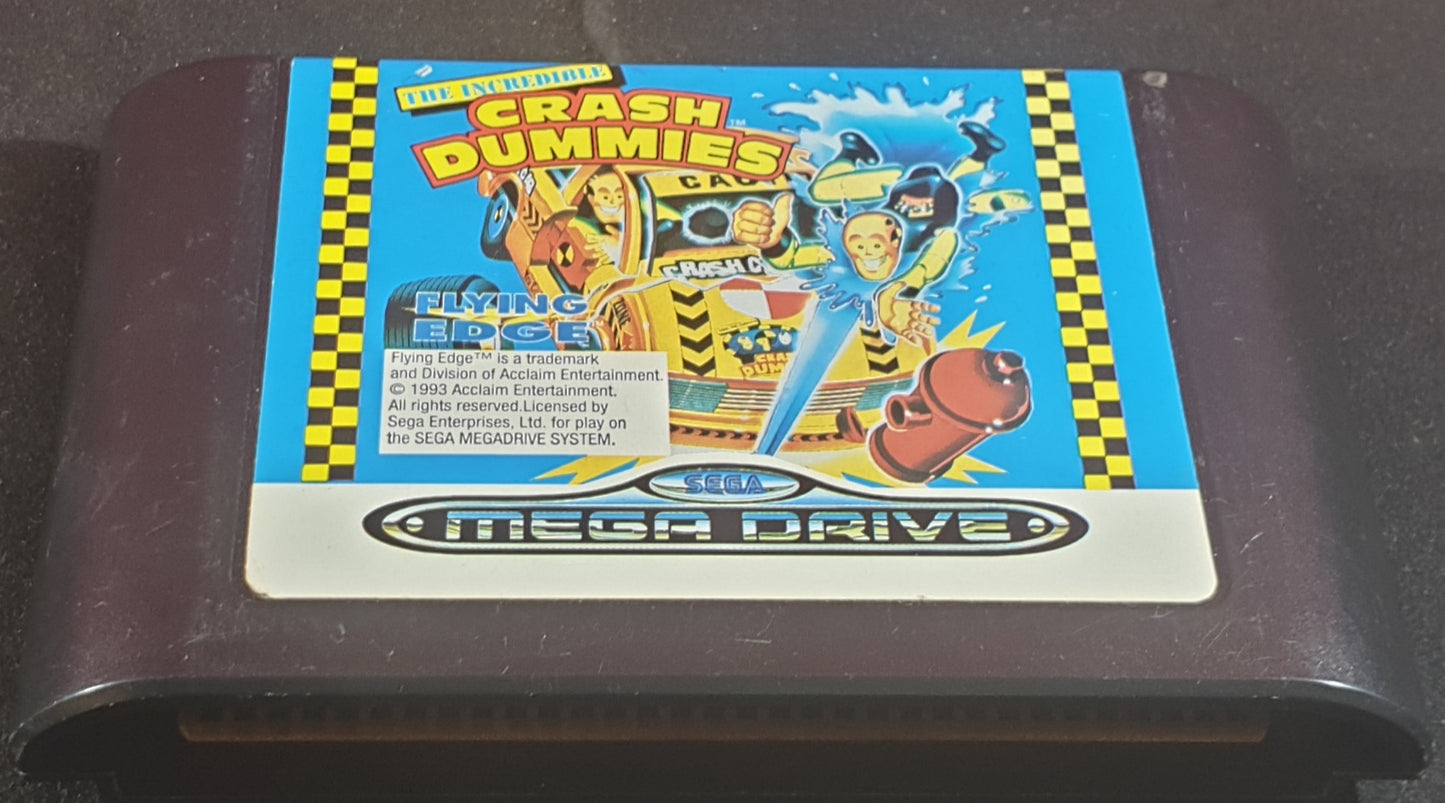 The Incredible Crash Dummies Cartridge Only Sega Mega Drive Game
