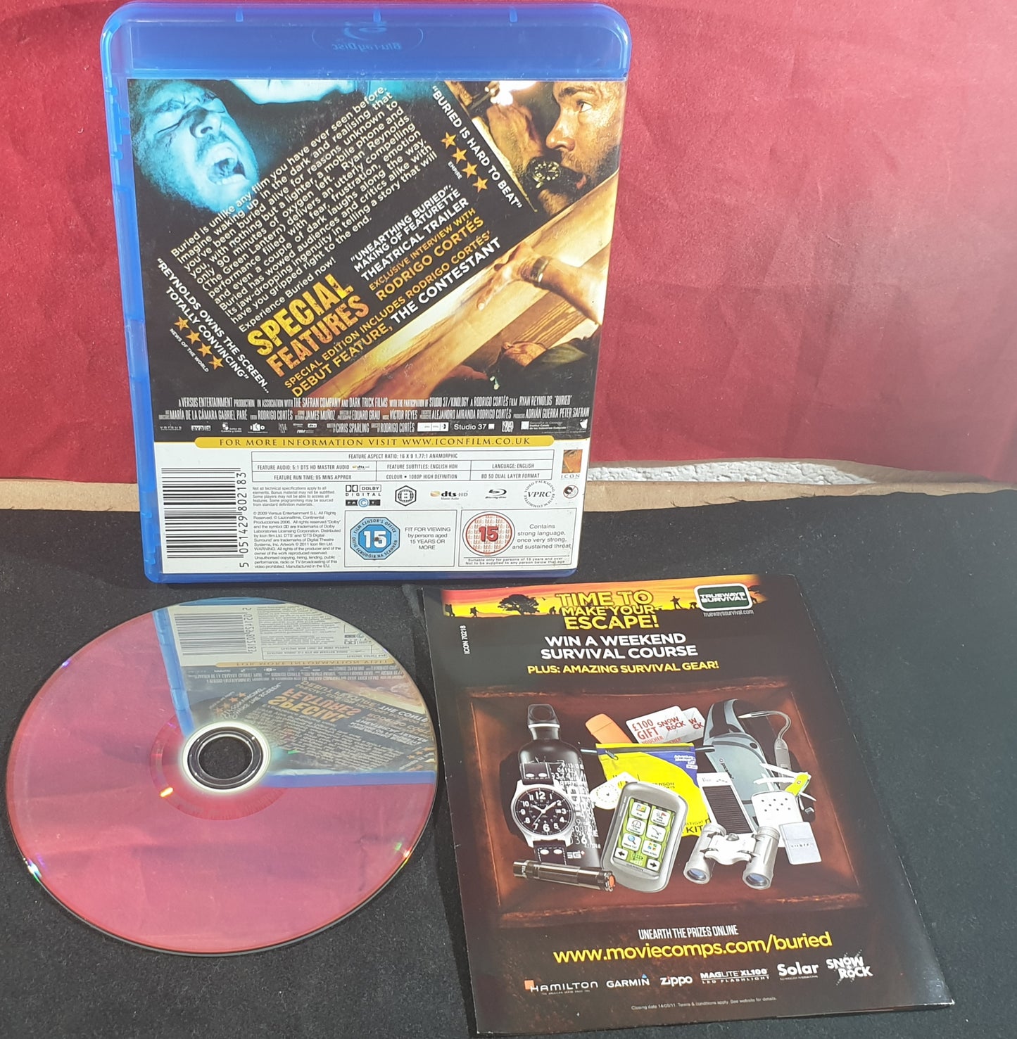 Buried Special Edition Blu Ray DVD