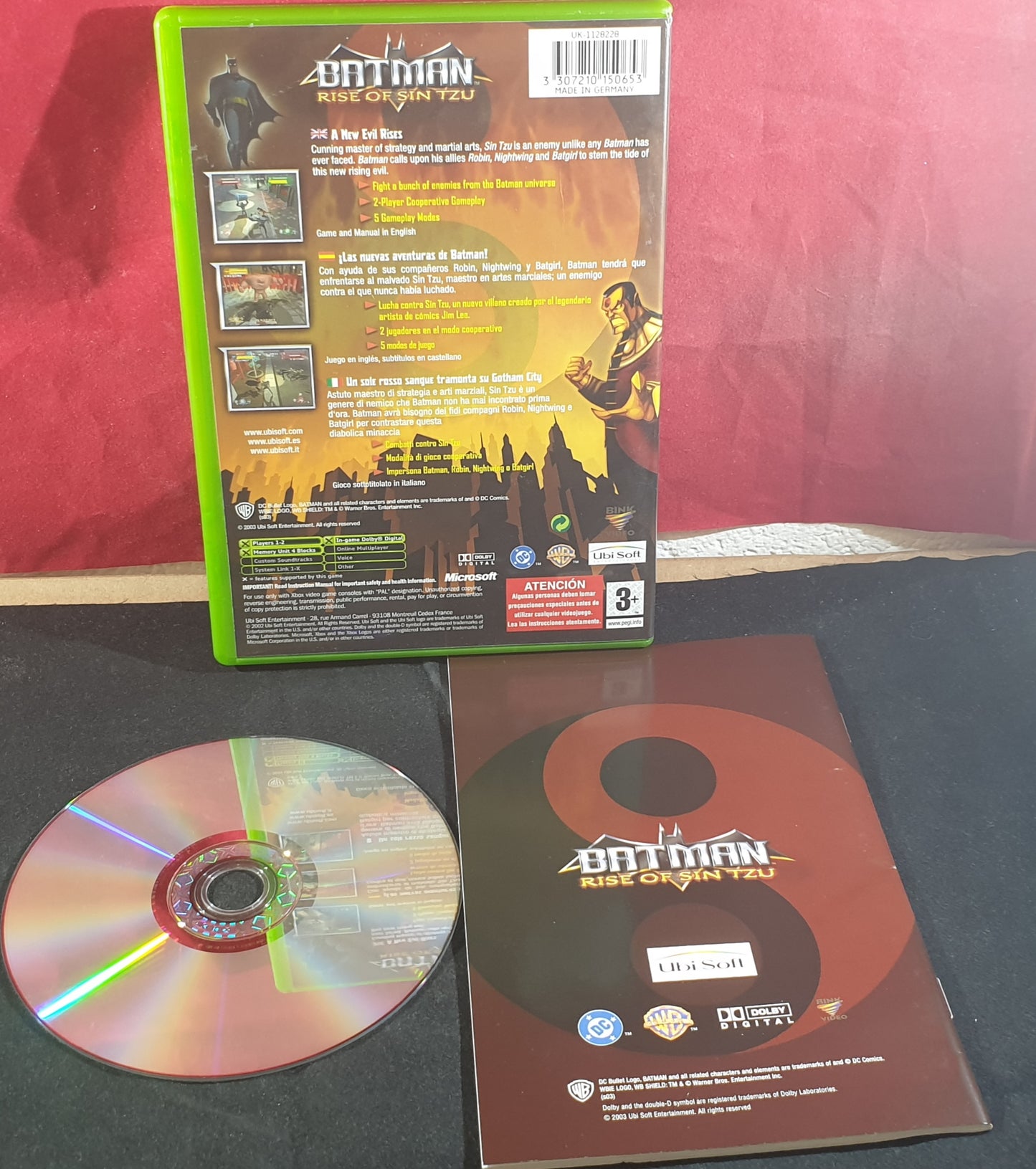 Batman Rise of Sin Tzu Microsoft Xbox Game