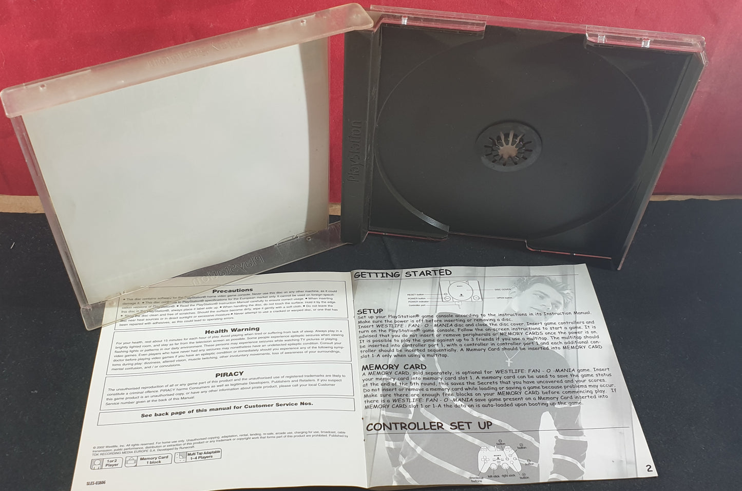 Westlife Fan - O - Mania Sony Playstation 1 (PS1) Game