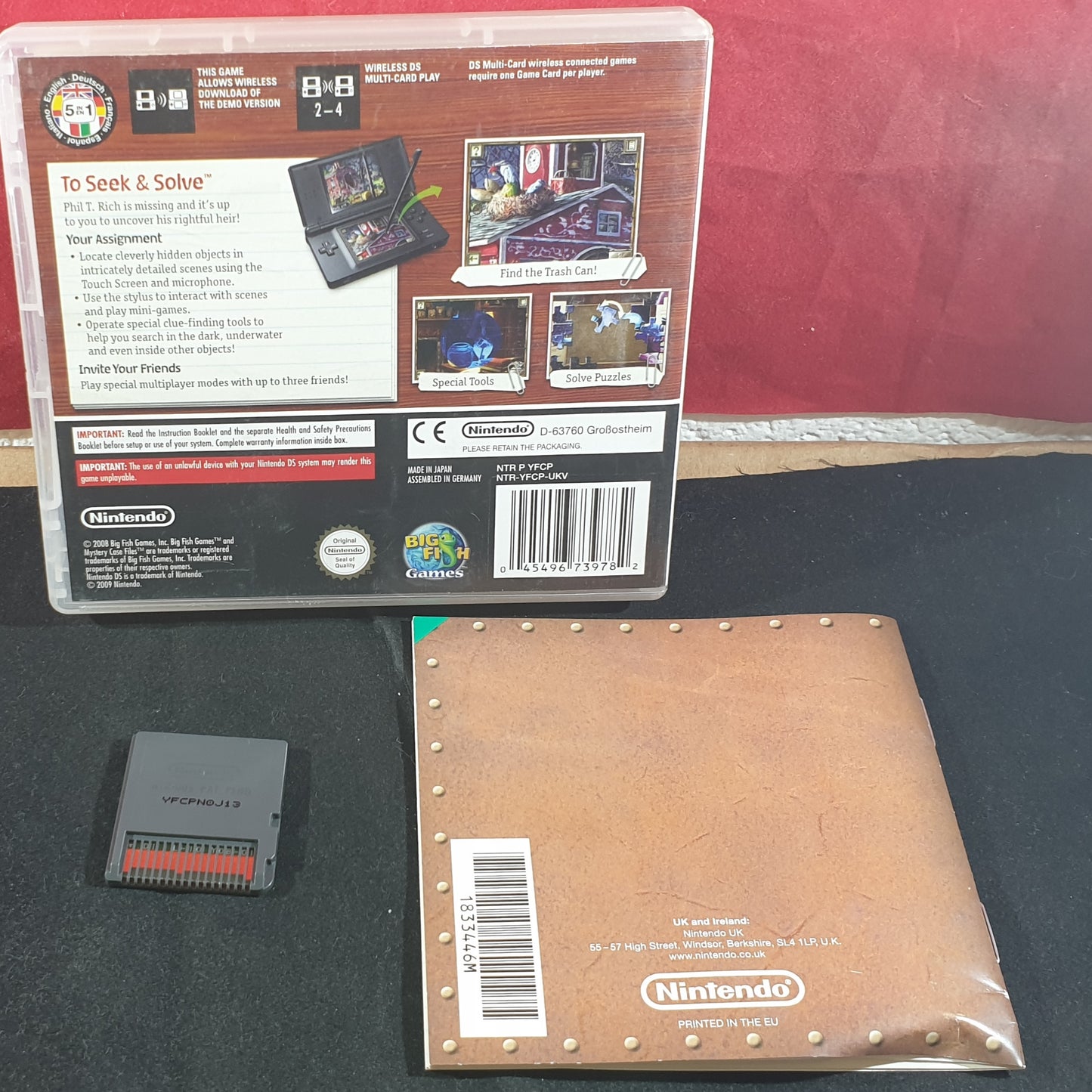Mystery Case Files MillionHeir Nintendo DS Game