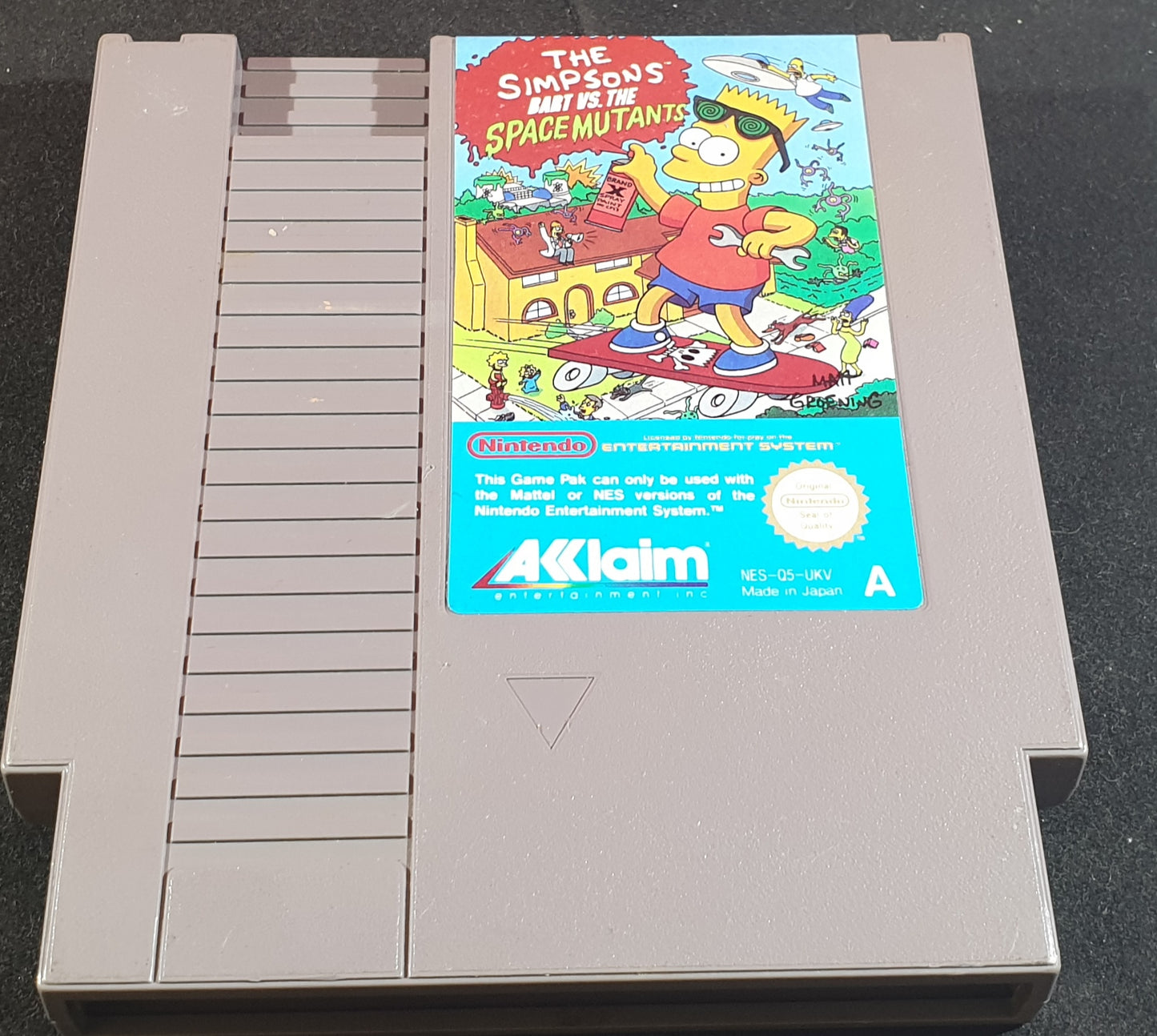 The Simpsons Bart Vs the Space Mutants Cartridge Only Nintendo Entertainment System (NES) Game