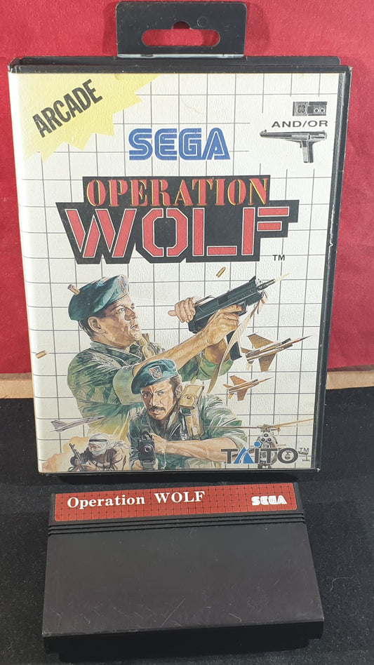 Operation Wolf Sega Master System Game