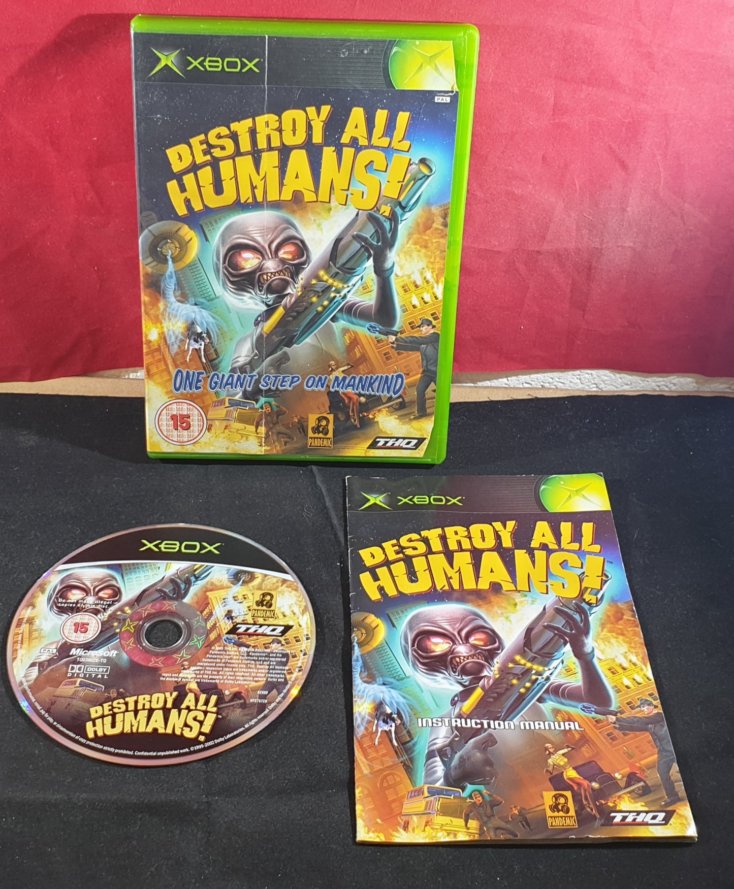 Destroy all Humans Microsoft Xbox Game