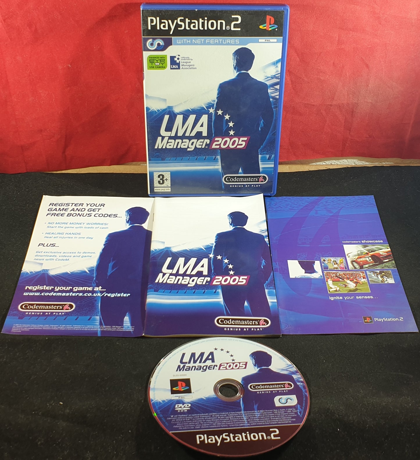 LMA Manager 2005 Sony Playstation 2 (PS2) Game