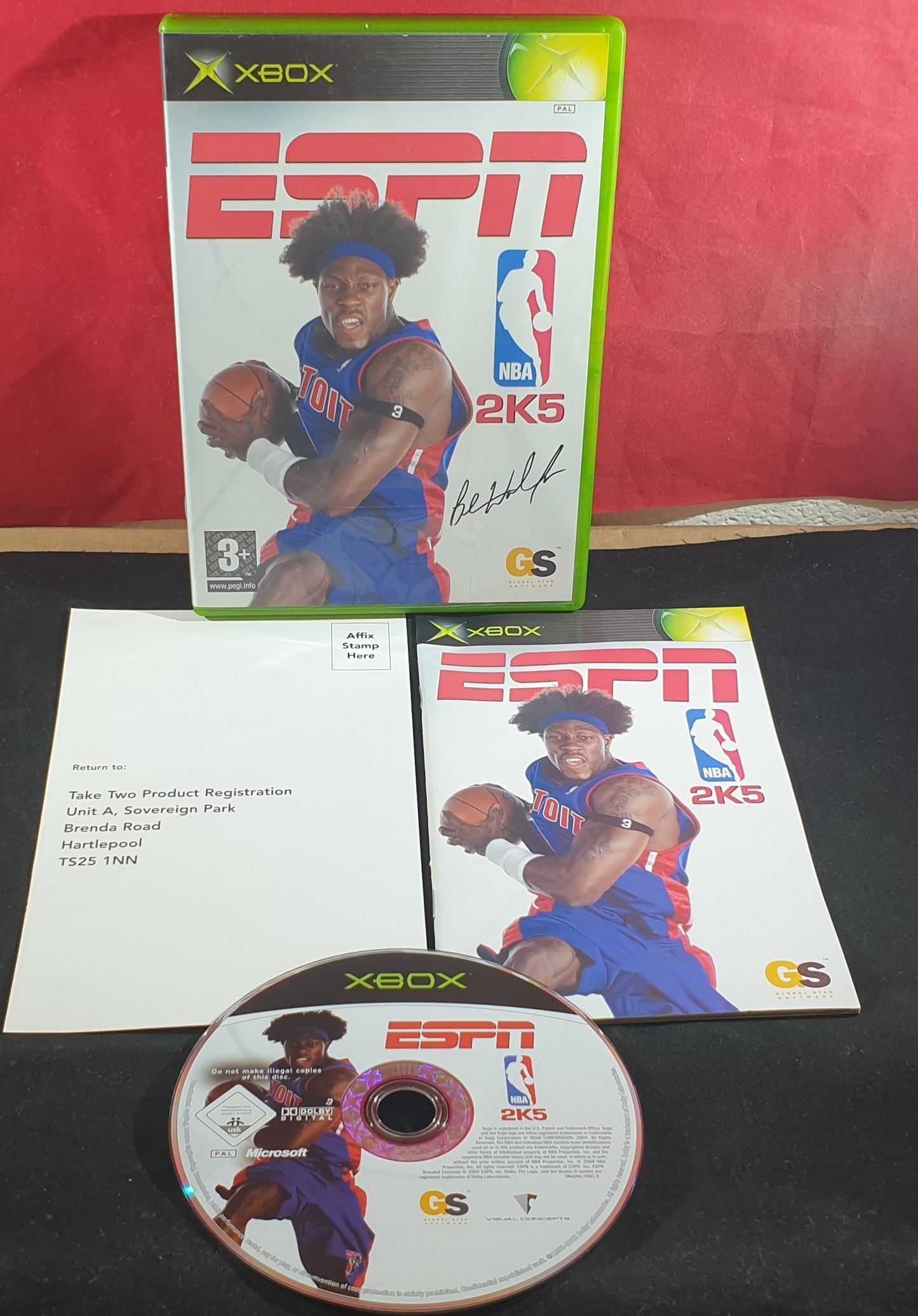 ESPN NBA 2K5 Microsoft Xbox Game