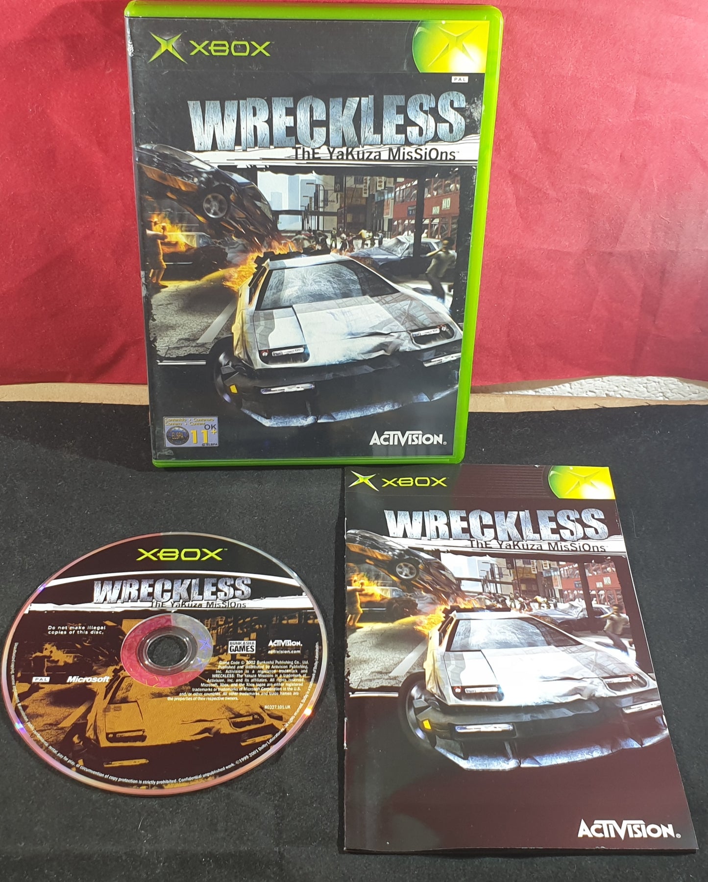 Wreckless the Yakuza Missions Microsoft Xbox Game