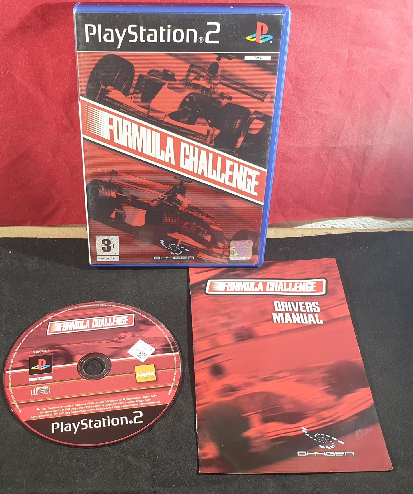 Formula Challenge Sony Playstation 2 (PS2) Game