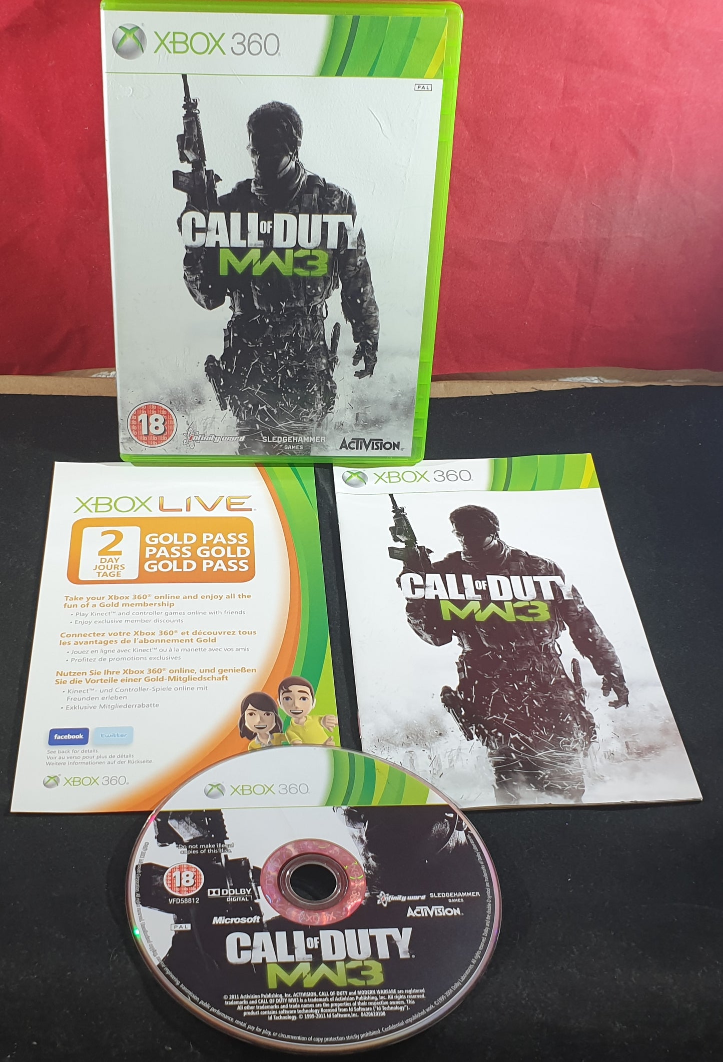 Call of Duty Modern Warefare 3 Microsoft Xbox 360 Game