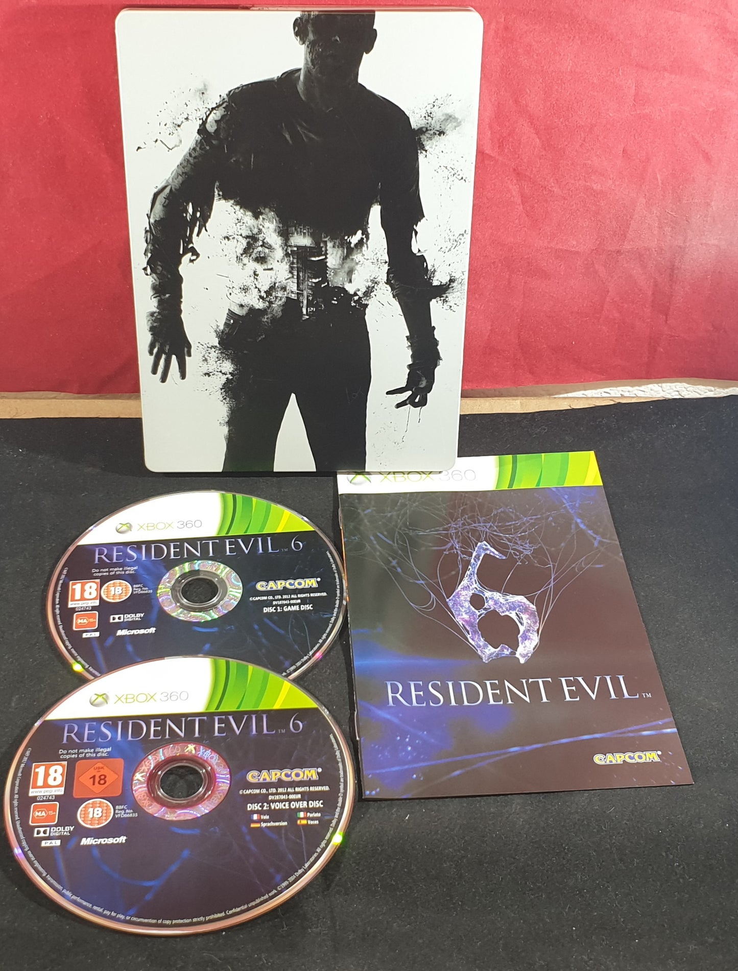 Resident Evil 6 Steel Case Microsoft Xbox Game