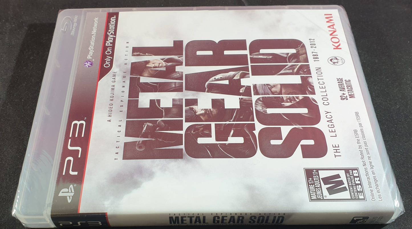 Brand New Metal Gear Solid the Legacy Collection Sony Playstation 3 (PS3) Game