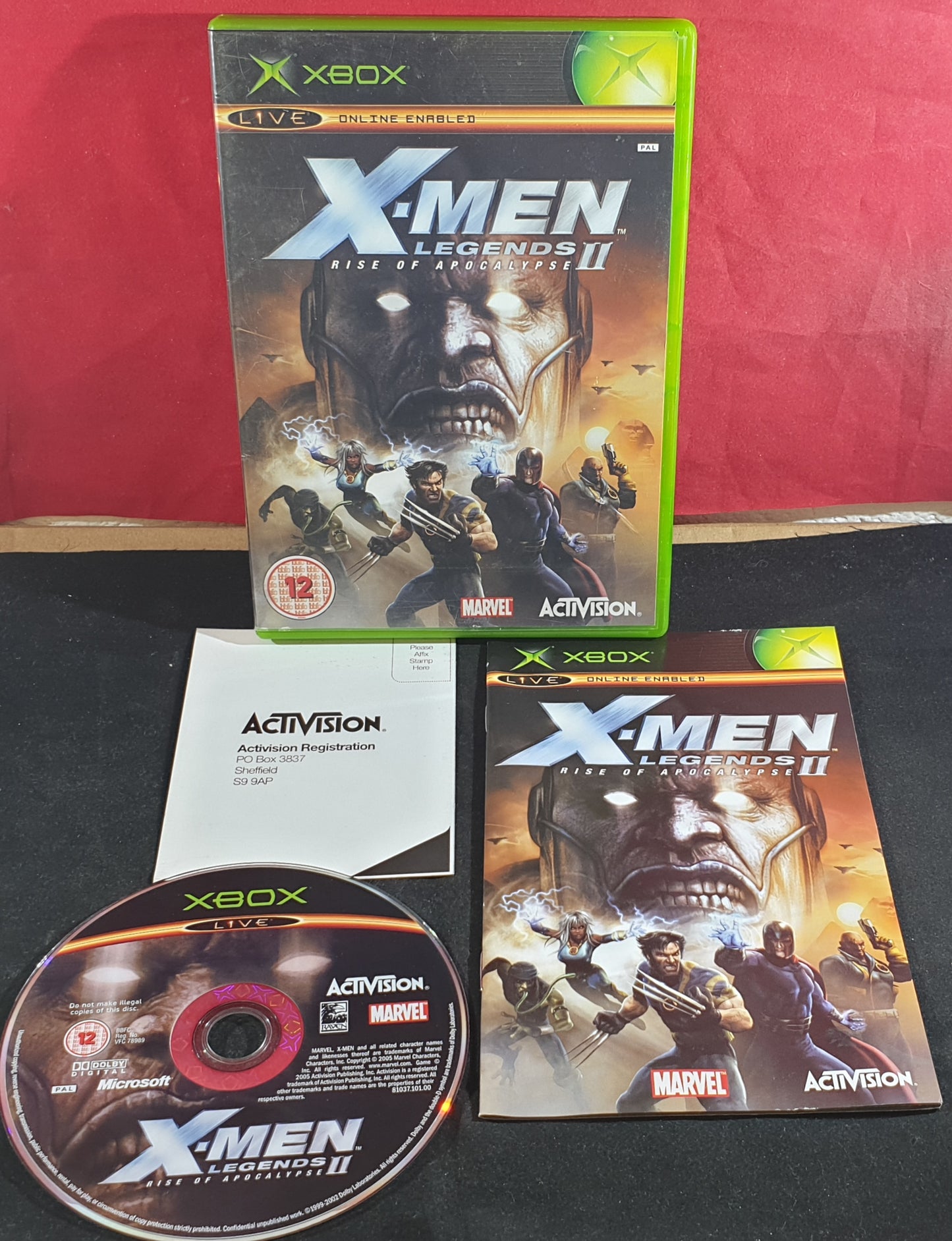 X-Men Legends II Rise of the Apocalypse Microsoft Xbox Game