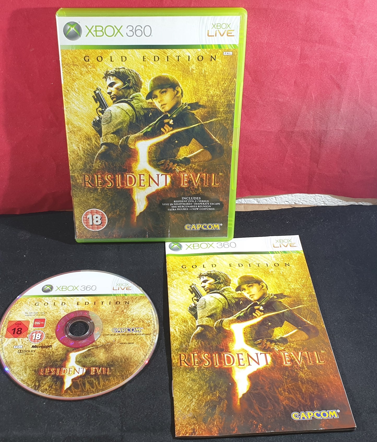 Resident Evil 5 Gold Edition Microsoft Xbox 360 Game