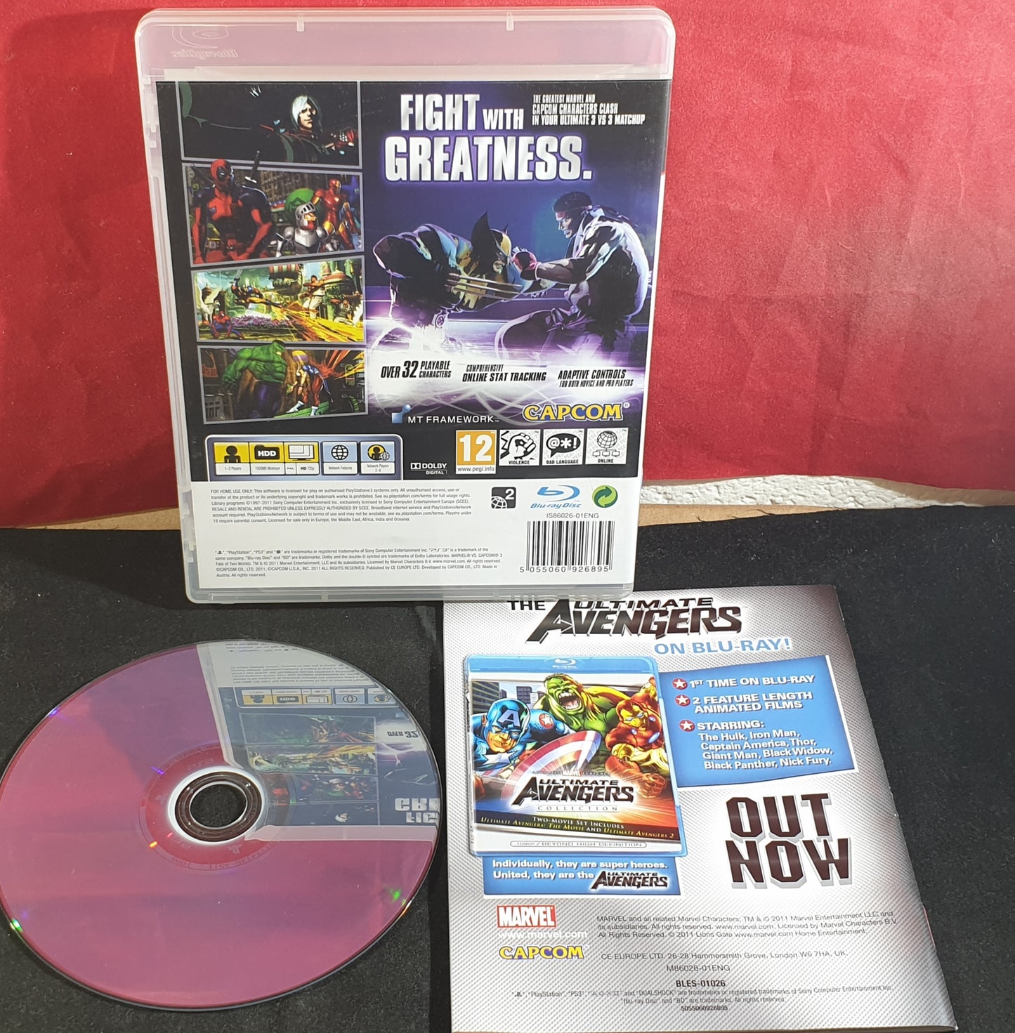 Marvel Vs Capcom 3 Fate of Two Worlds Sony Playstation 3 (PS3) Game