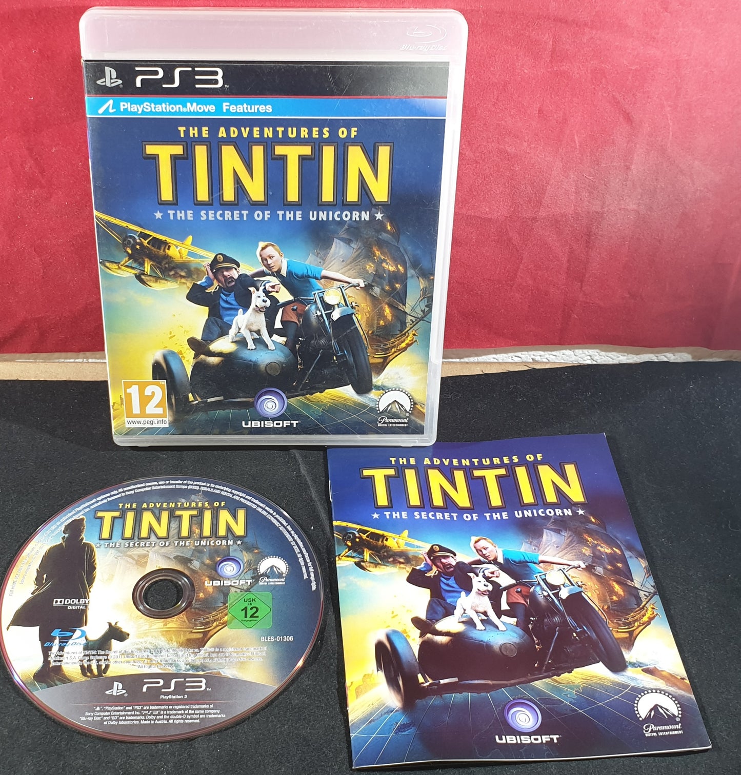 The Adventures of Tintin the Secret of the Unicorn Sony Playstation 3 (PS3) Game