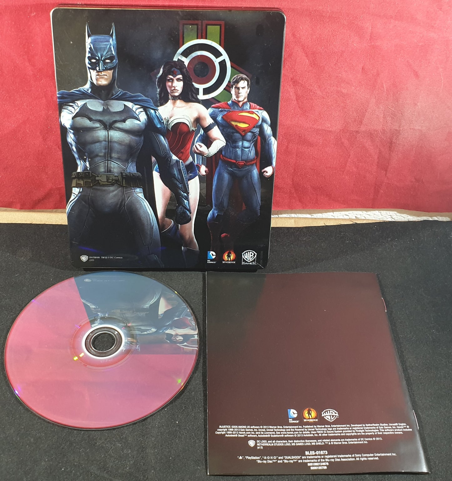 Injustice Gods Among Us Collector's Edition Steel Case Sony Playstation 3 (PS3) Game