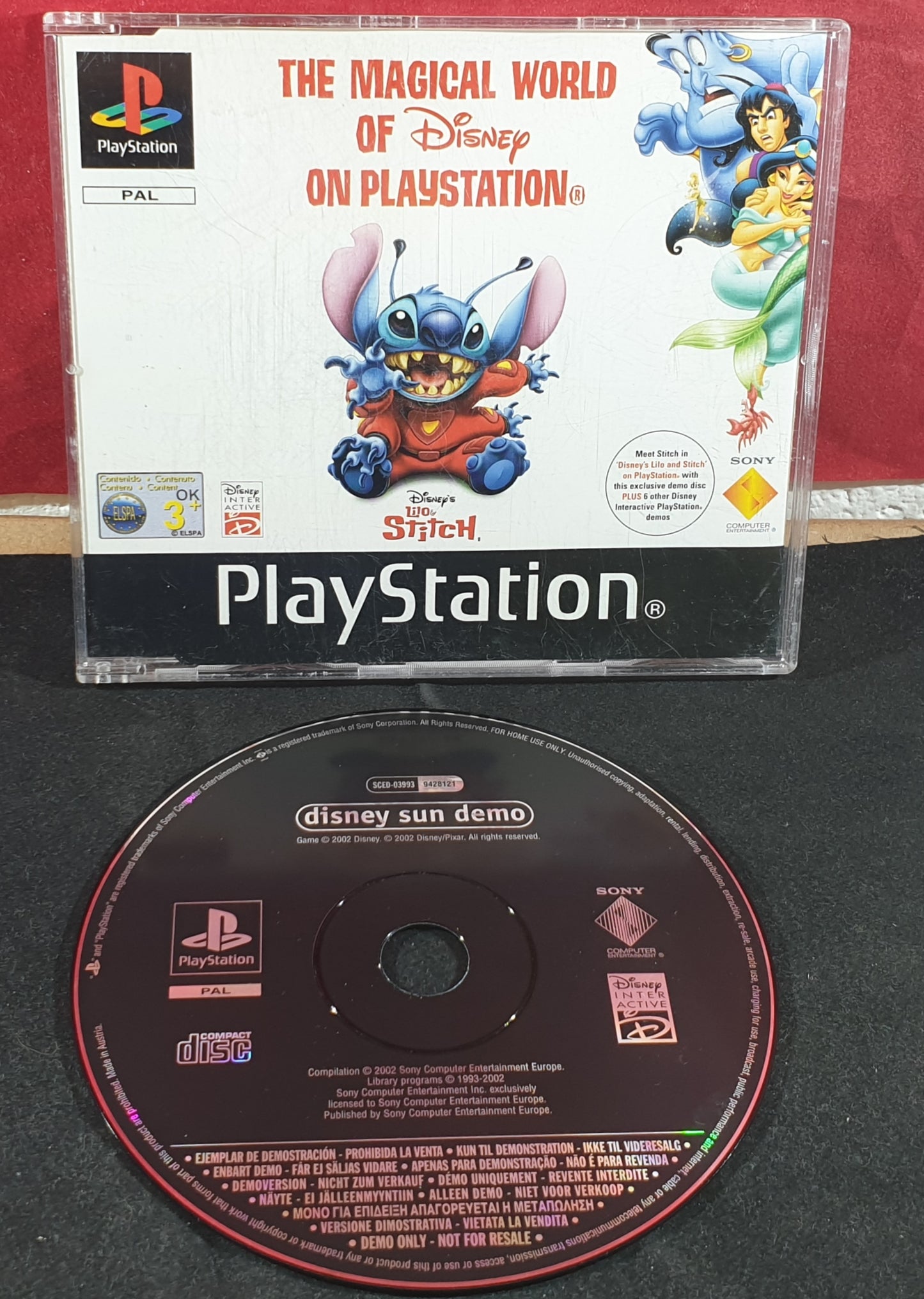 The Magical World of Disney Demo Disc from the Sun Sony Playstation 1 (PS1)