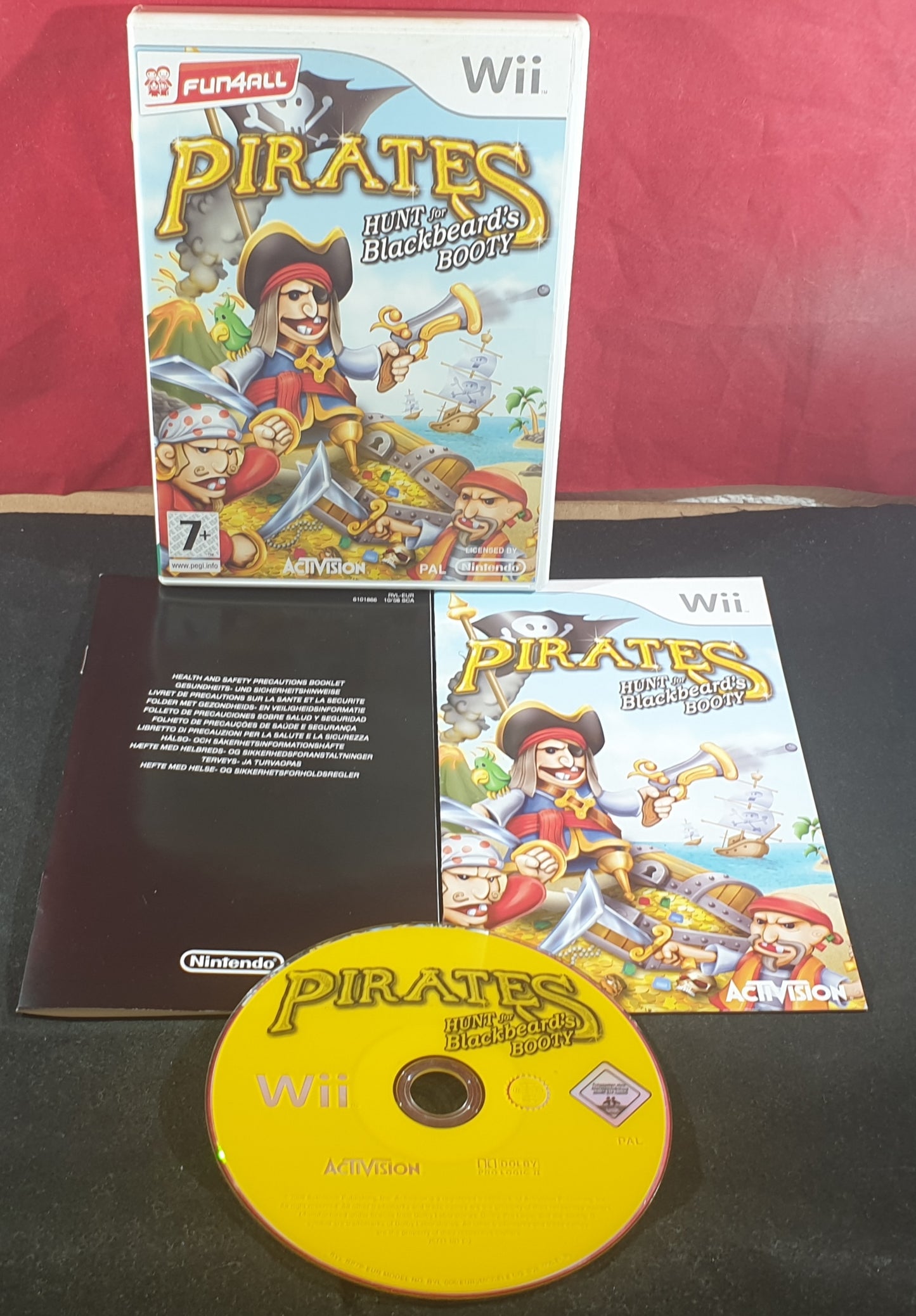 Pirates Hunt for Blackbeard's Booty Nintendo Wii Game