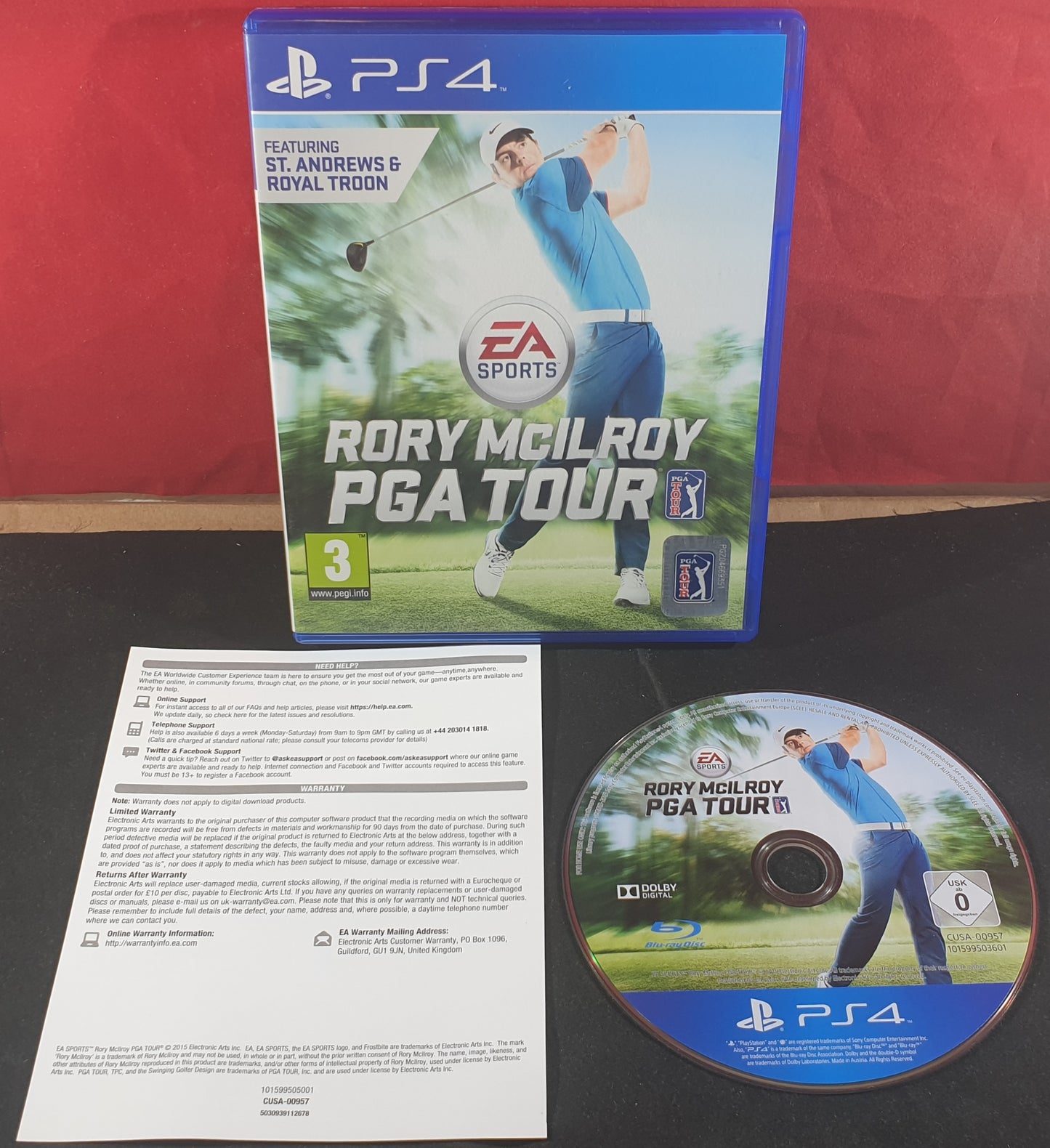 Rory McIlroy PGA Tour Sony Playstation 4 (PS4) Game