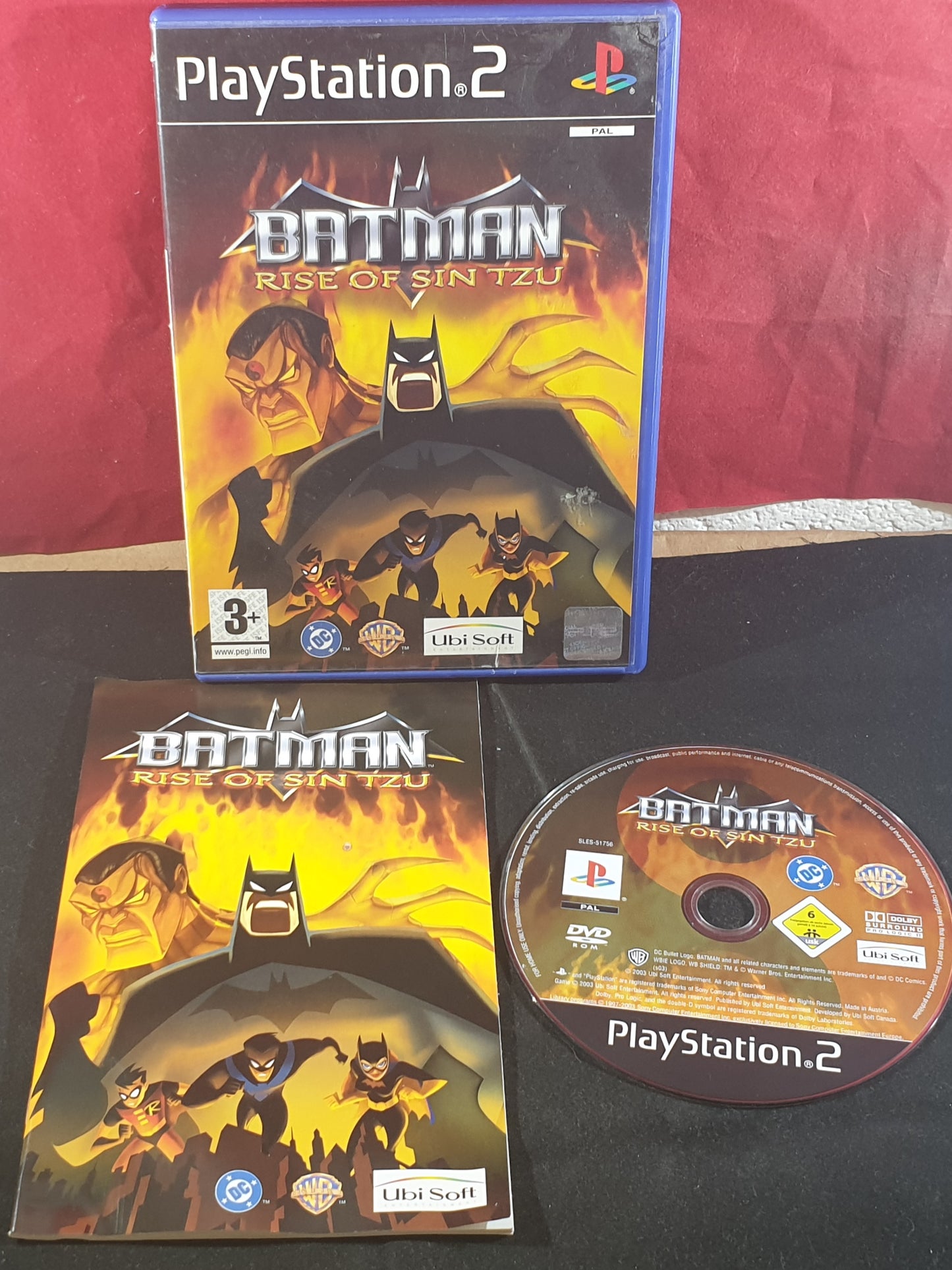 Batman Rise of Sin Tzu Sony Playstation 2 (PS2) Game