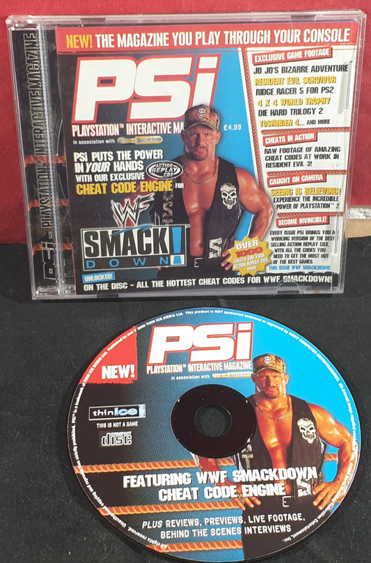 PSi WWF Smackdown Sony Playstation 1 (PS1) RARE Cheat Disc