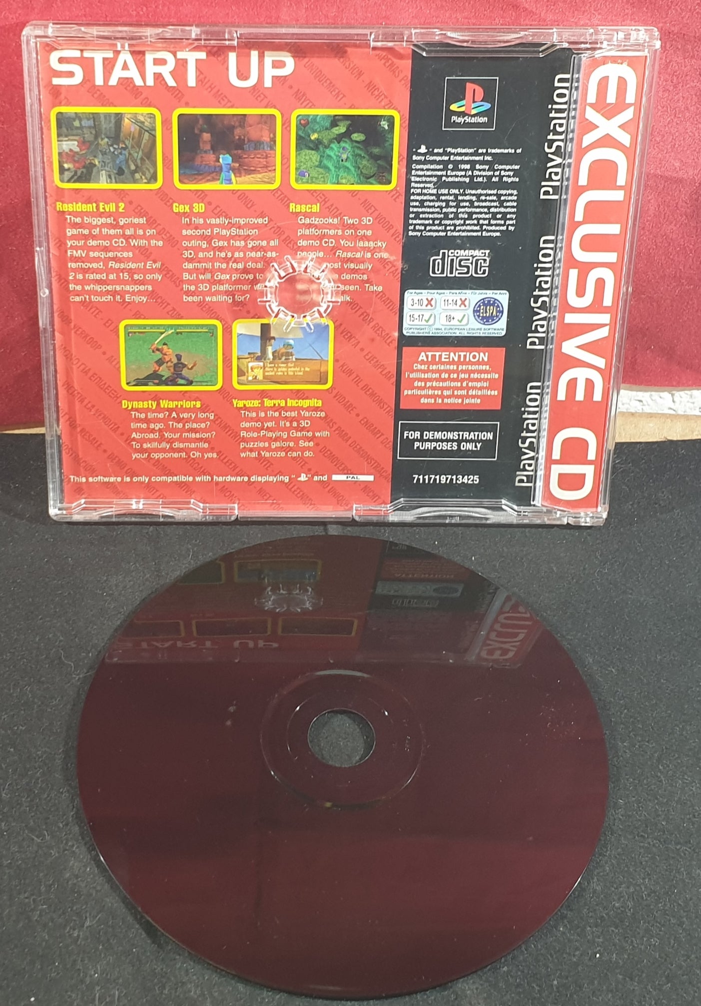 Sony Playstation 1 (PS1) Magazine Demo Disc 14 Vol 2
