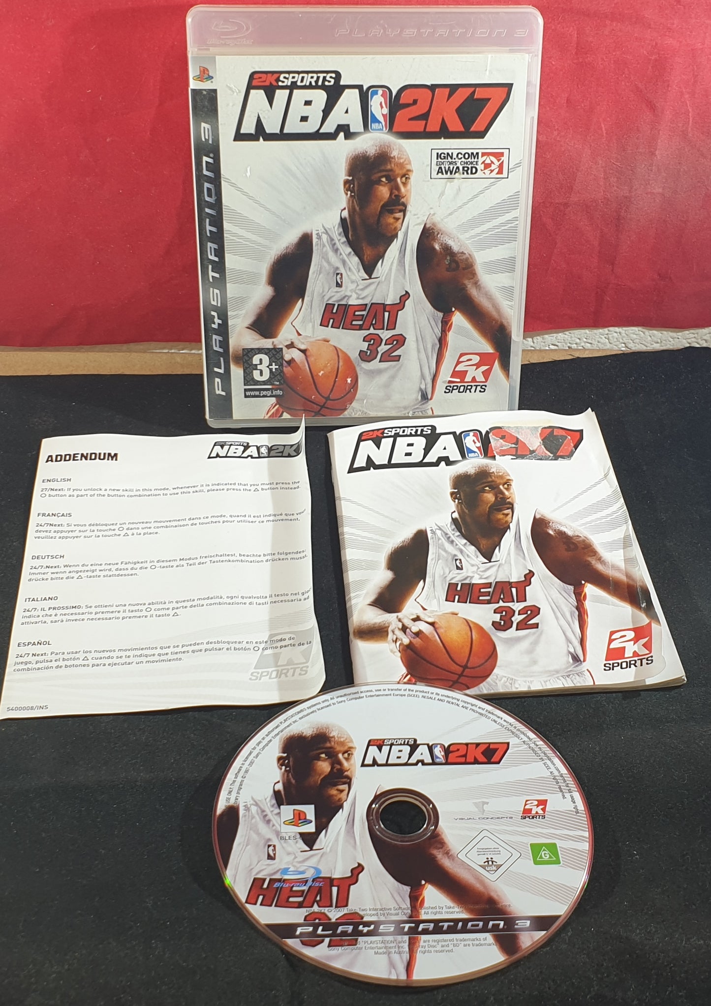 NBA 2K7 Sony Playstation 3 (PS3) Game