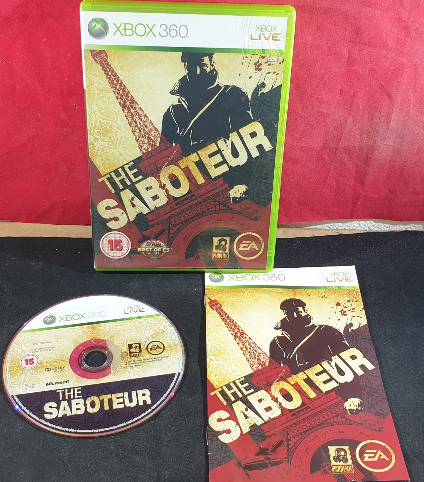 The Saboteur Microsoft Xbox 360 Game