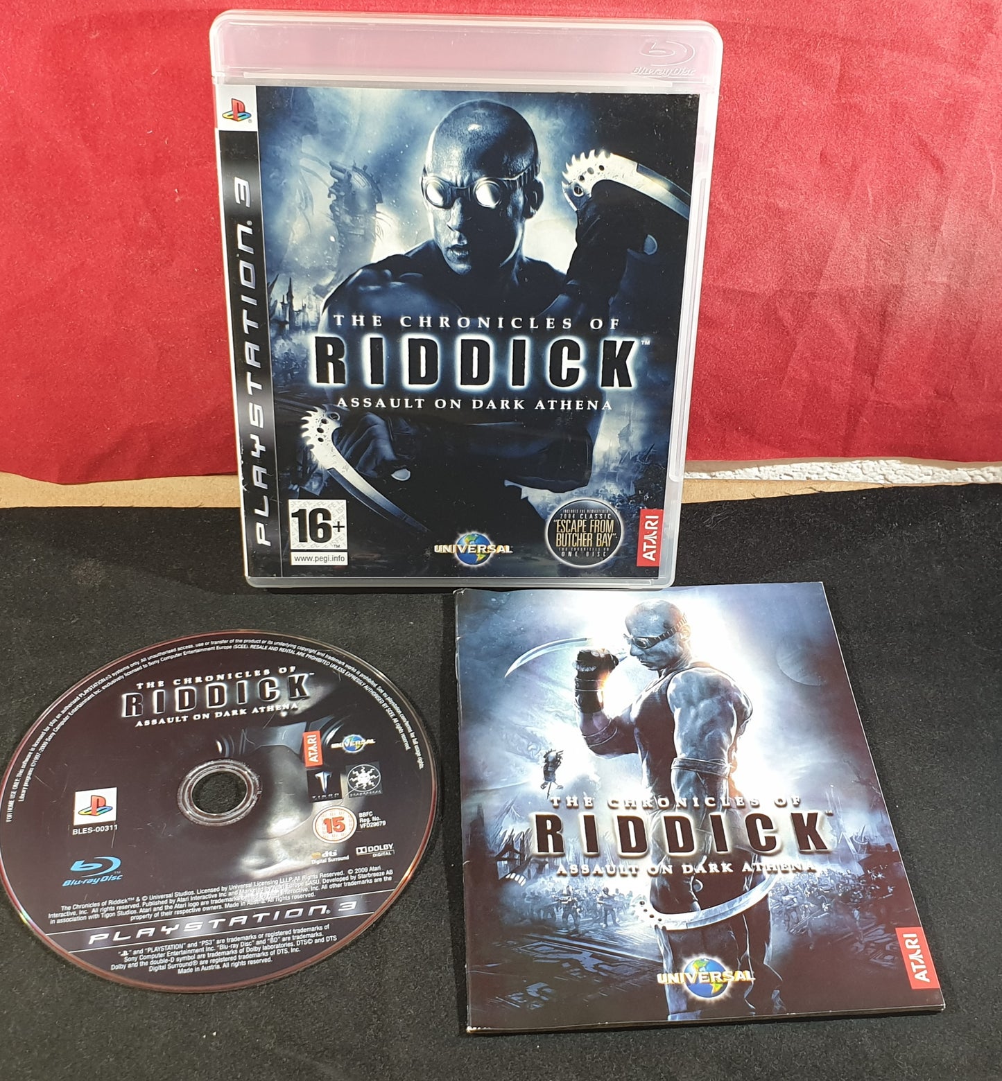 the Chronicles of Riddick Assault on Dark Athena Sony Playstation 3 (PS3) Game