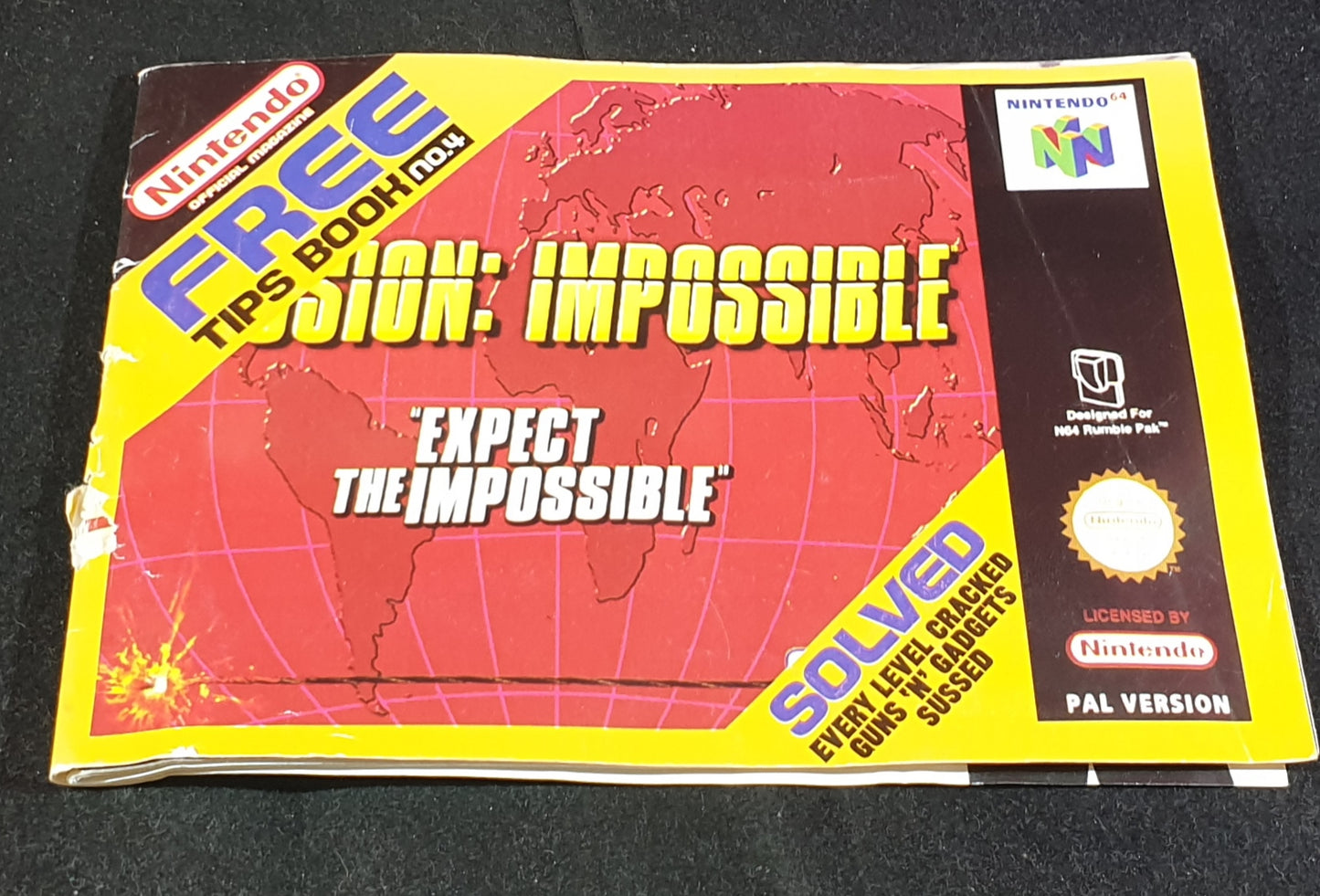 Mission Impossible Tips Book Nintendo 64 (N64) RARE