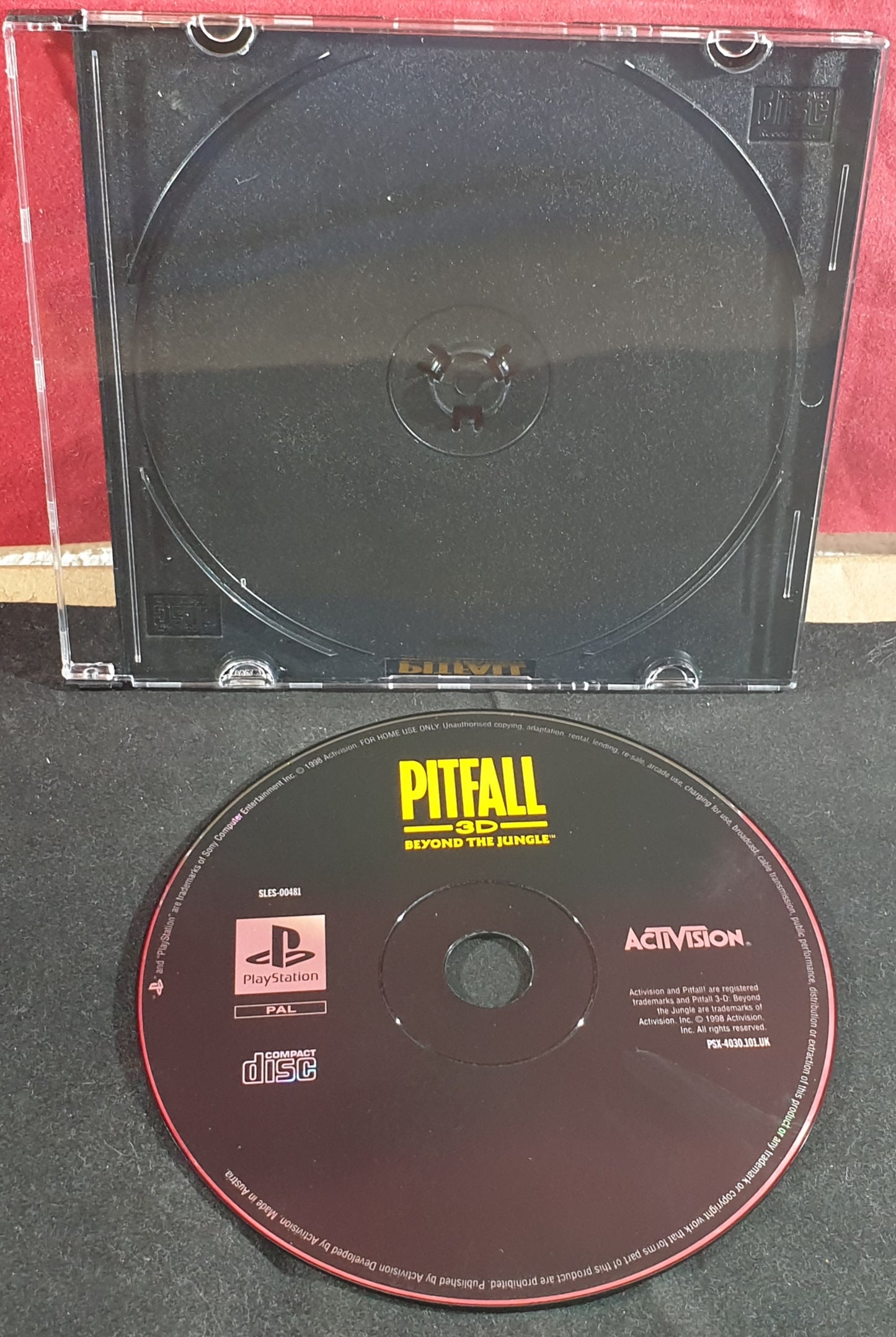 Pitfall 3D Sony Playstation 1 (PS1) Game Disc Only