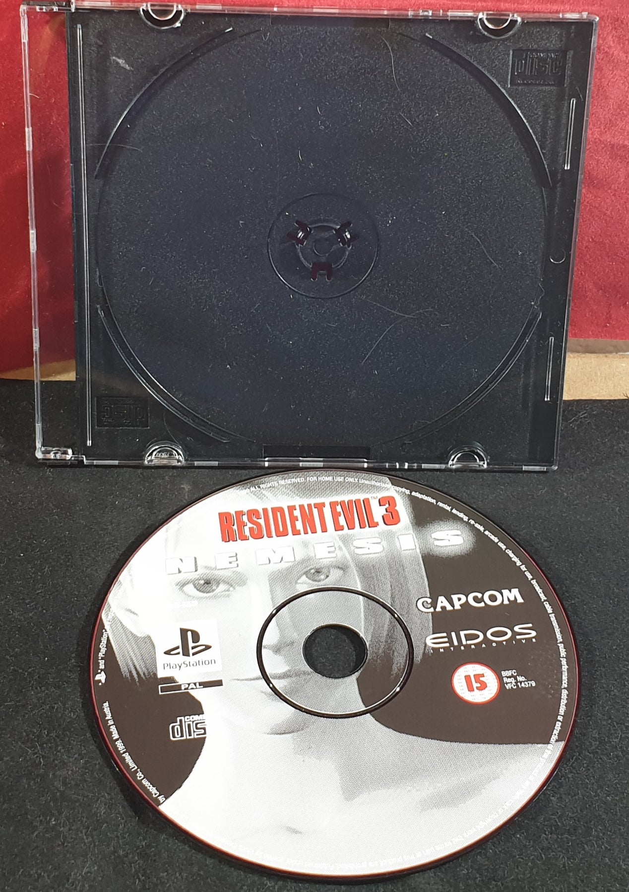 Resident Evil 3 Nemesis Sony Playstation 1 (PS1) Game Disc Only