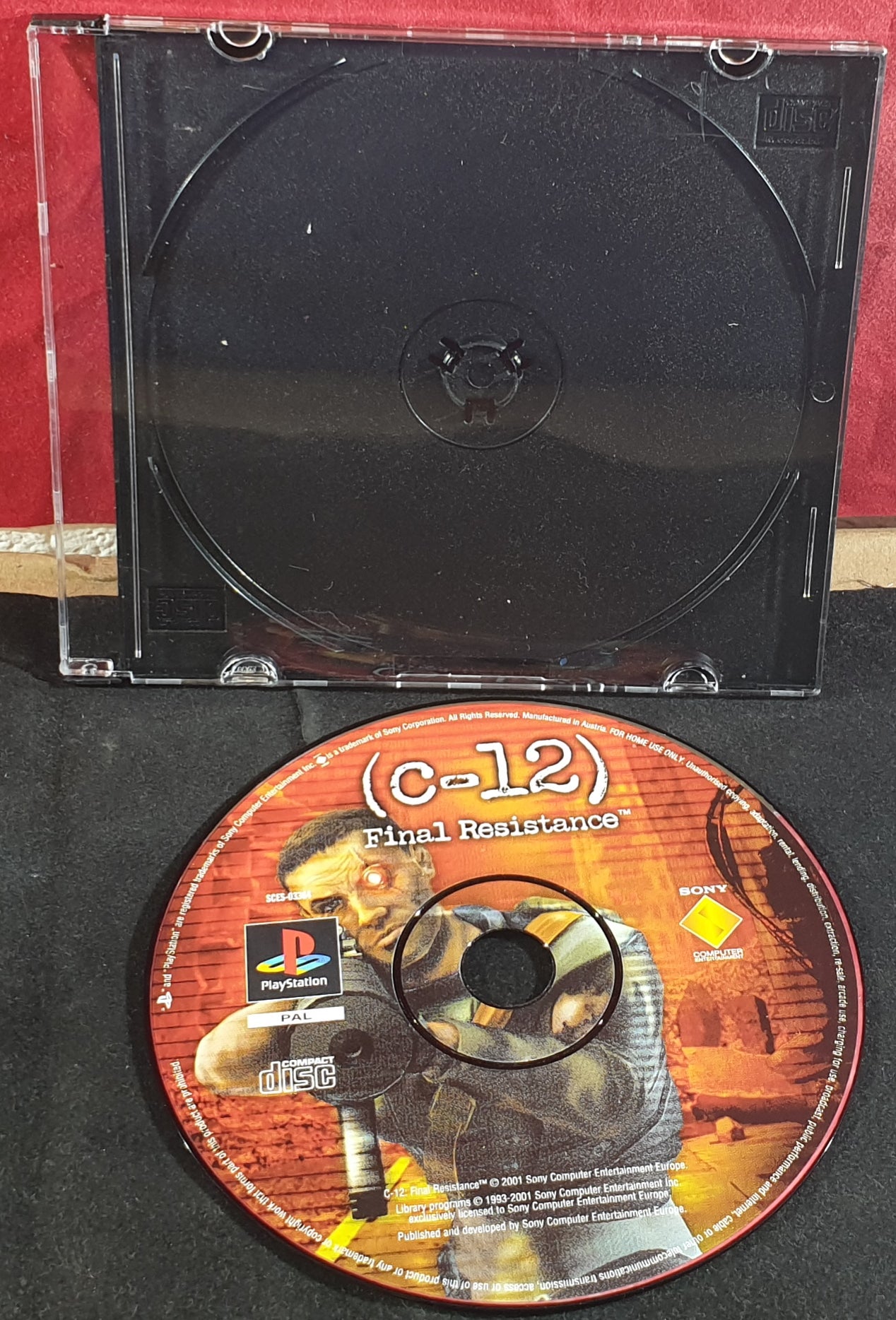 C-12 Final Resistance Sony Playstation 1 (PS1) Game Disc Only