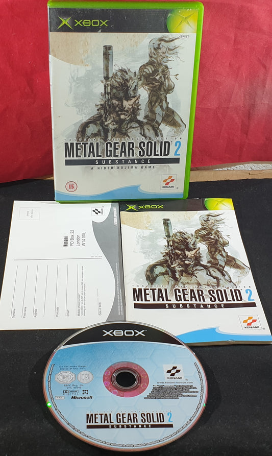 Metal Gear Solid 2 Substance Microsoft Xbox Game