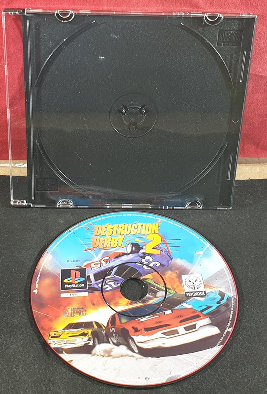 Destruction Derby 2 Black Label Sony Playstation 1 (PS1) Game Disc Only
