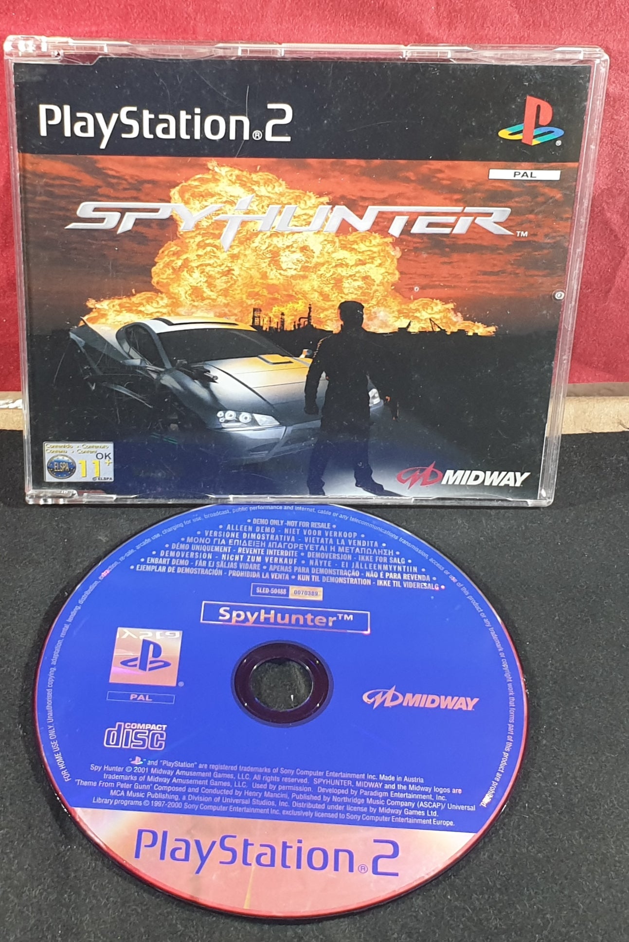 Spy Hunter Sony Playstation 2 (PS2) Demo Disc