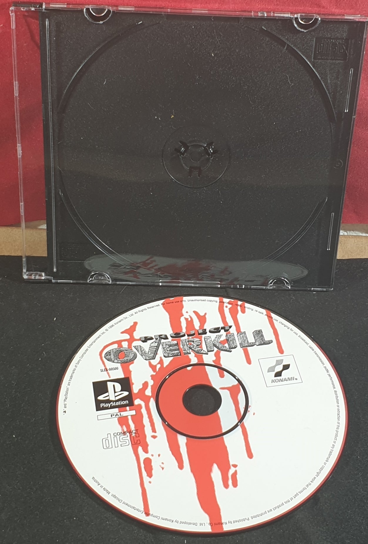 Project Overkill Sony Playstation 1 (PS1) Game Disc Only