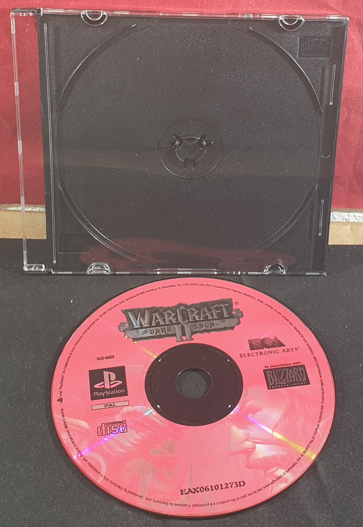 Warcraft II the Dark Saga Sony Playstation 1 (PS1) Game Disc Only